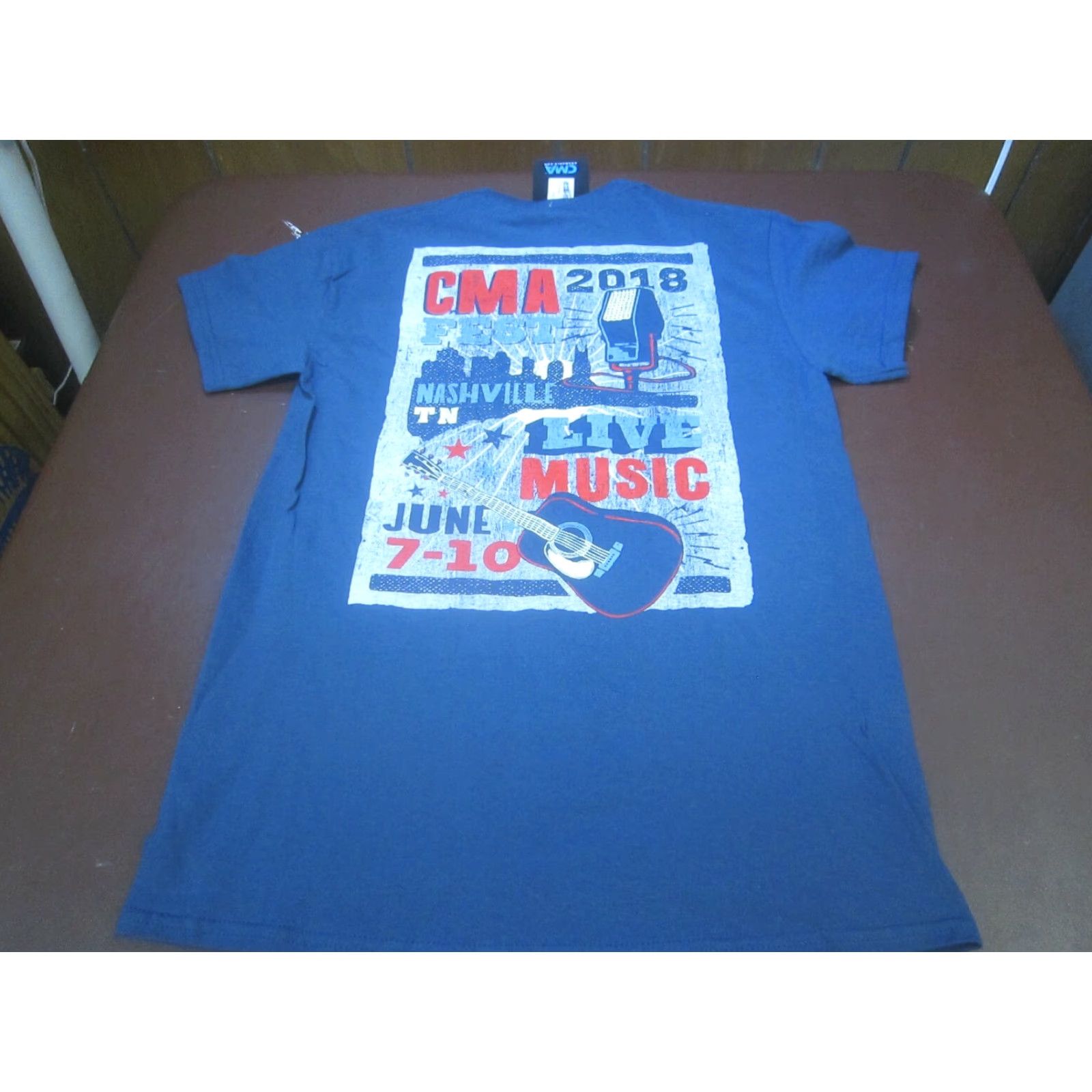 Vintage VINTAGE CMA T-Shirt Small Men Blue Country Music Association Festival Graphic Tee 2018 Music Size US S / EU 44-46 / 1 - 7 Thumbnail