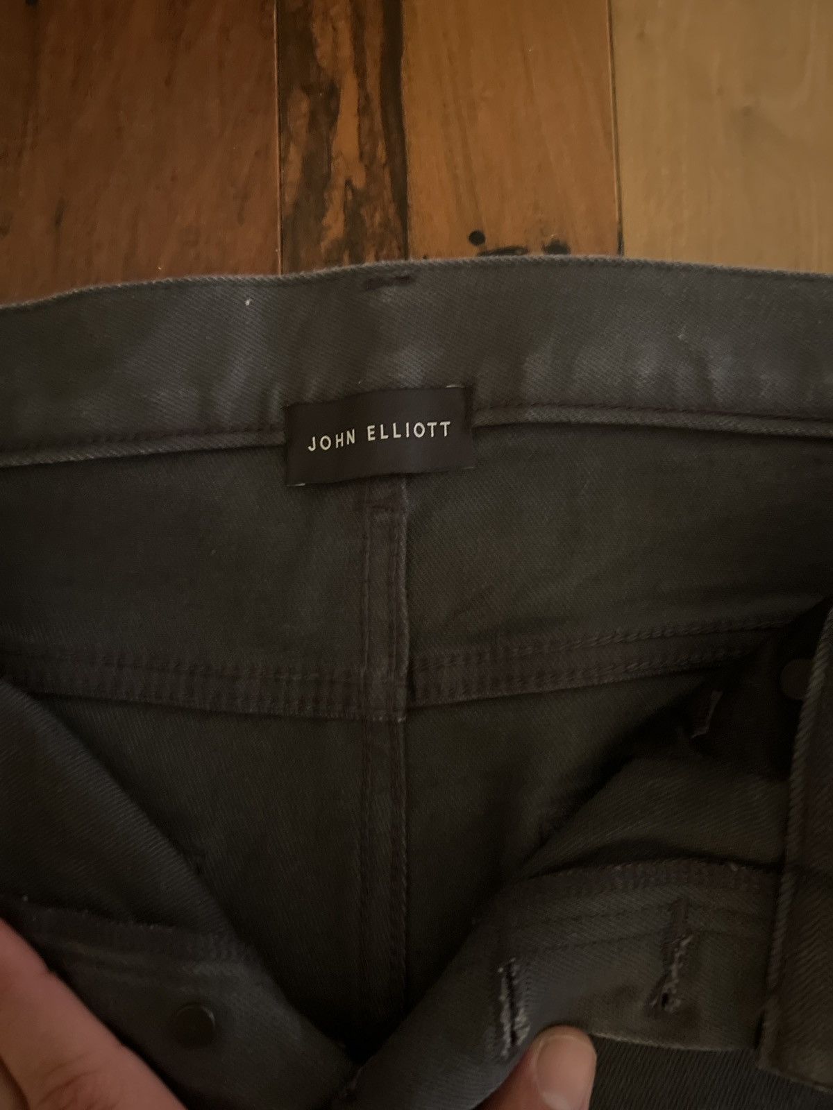 John Elliott John Elliot Waxed Denim Size US 31 - 2 Thumbnail