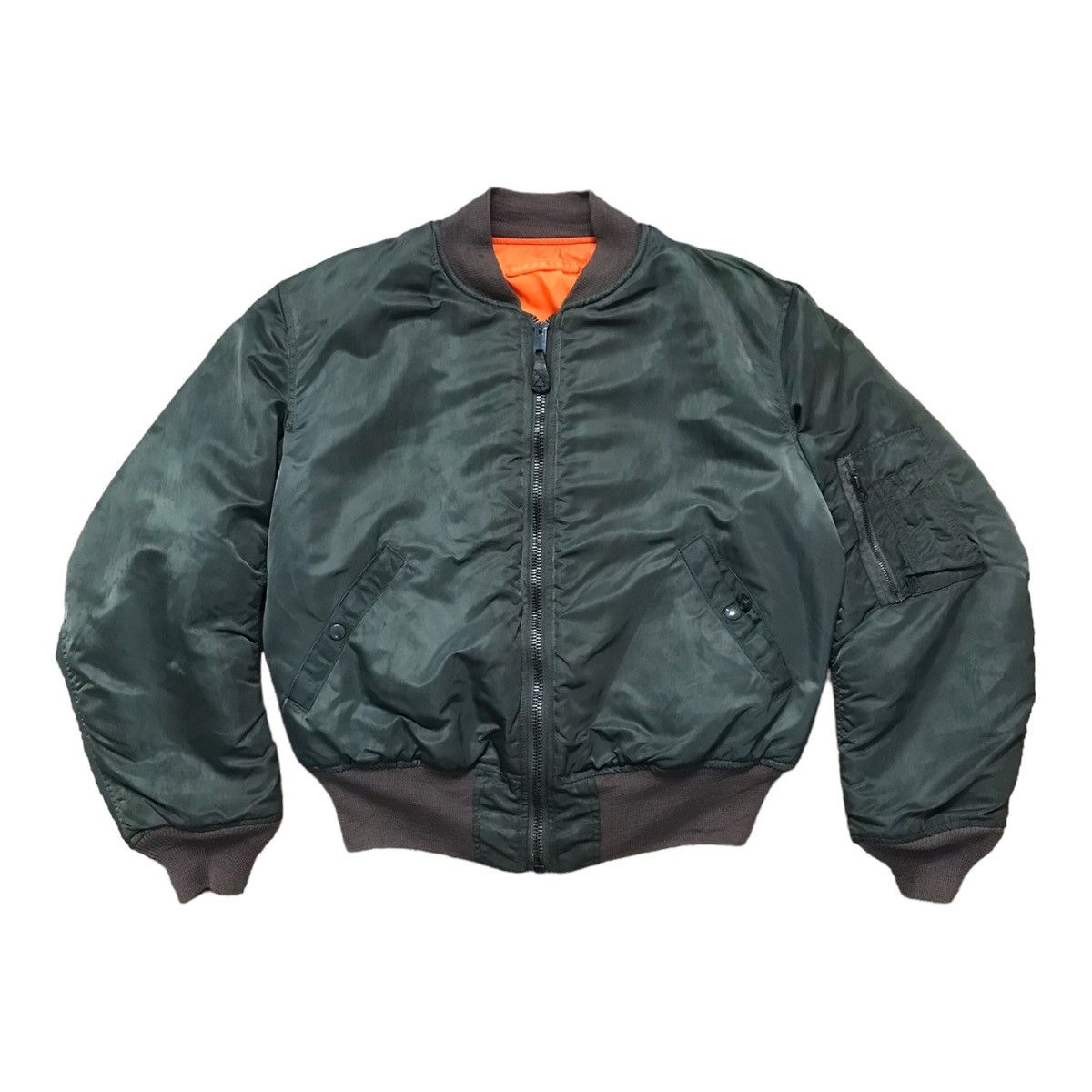 Alpha Industries × Vintage Vintage 60’ Ma1 Usaf Air Force Alpha Industries war Size US L / EU 52-54 / 3 - 1 Thumbnail