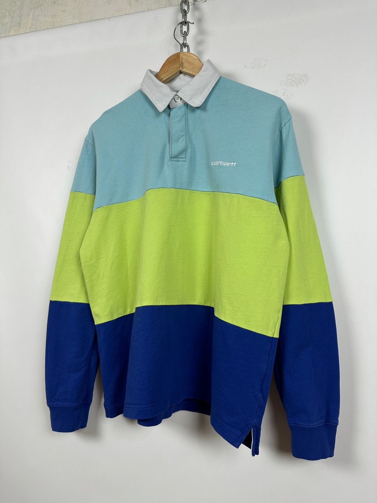 Carhartt Carhartt WIP Newport Rugby Polo Long Sleeve Shirt Size US M / EU 48-50 / 2 - 6 Thumbnail