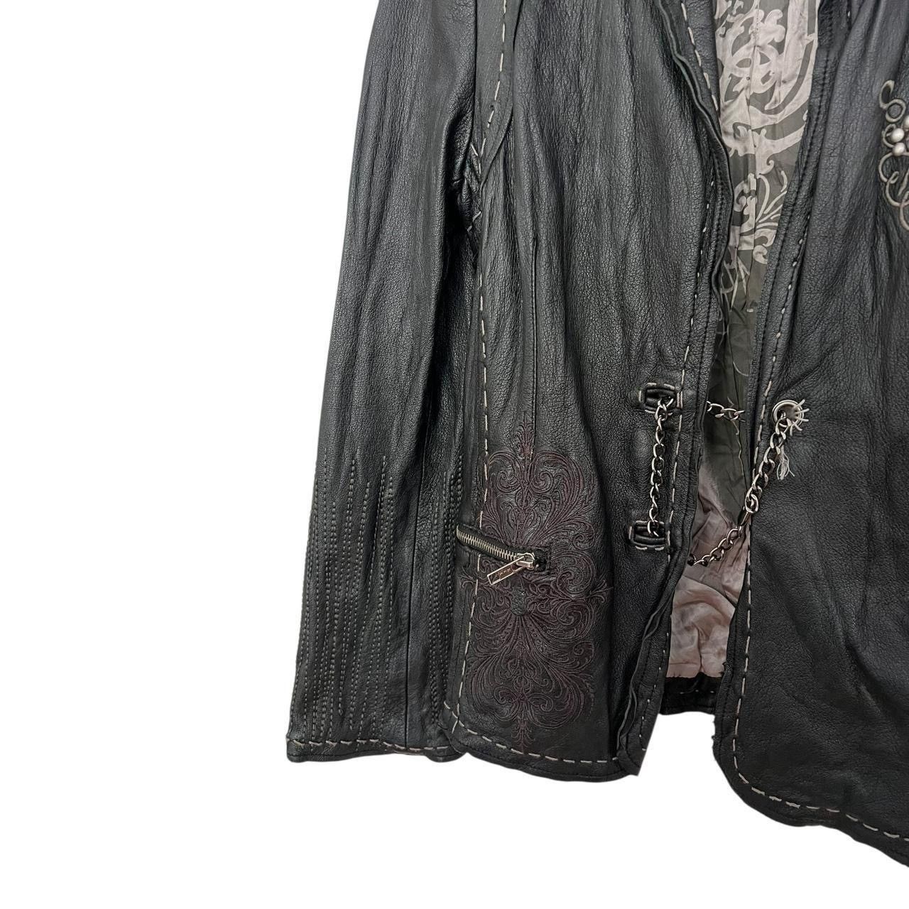 Japanese Brand × Yasuyuki Ishii Leather stud jacket Size S / US 4 / IT 40 - 3 Thumbnail