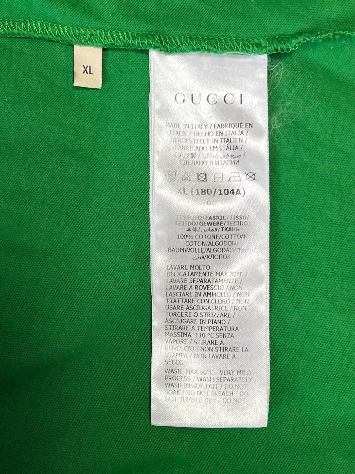 Gucci Gucci x adidas Green XL Tee Trefoil & MET AMOR FOSI Size US XL / EU 56 / 4 - 6 Thumbnail