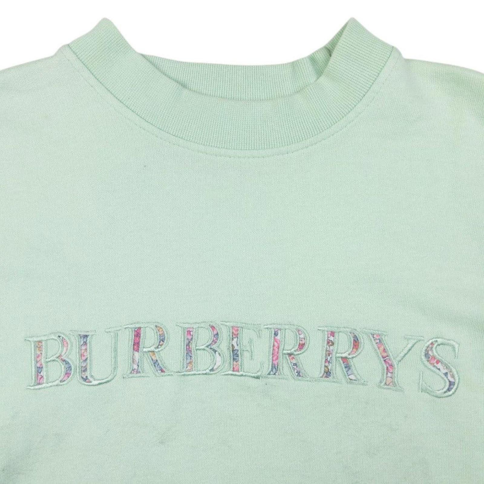 Burberry Vintage Burberry Embroidered Sweatshirt Size XS Size US XS / EU 42 / 0 - 3 Thumbnail