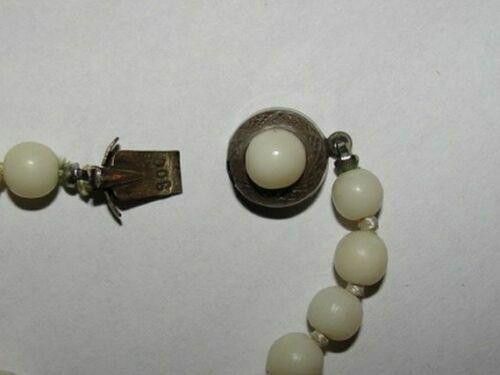 Designer Graduated Angel Skin Coral Bead Necklace 800 Silver Size ONE SIZE - 4 Thumbnail