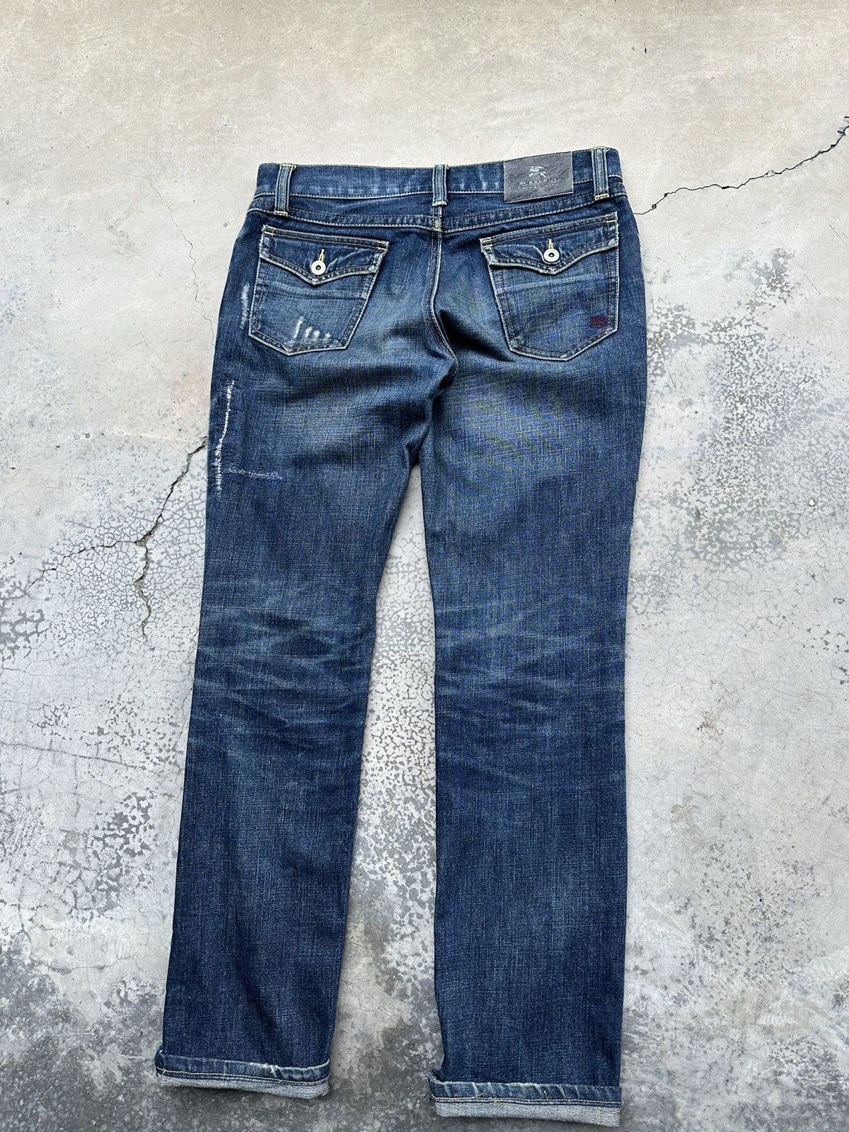 Burberry 👹Burberry Black Label Straight Cut Denim Size US 30 / EU 46 - 9 Thumbnail