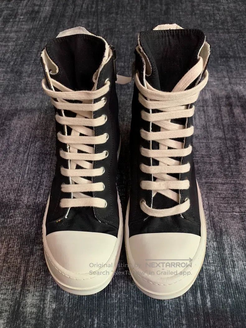 Rick Owens Rick Owens Double line wax surface large Converse shoes Size US 5.5 / IT 35.5 - 1 Thumbnail