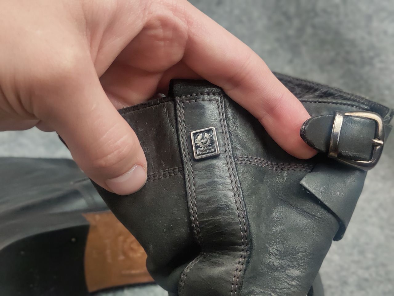 Belstaff Belstaff Endurance motorcycle Ankle Black Leather Logo Boots Size US 10 / IT 40 - 20 Thumbnail