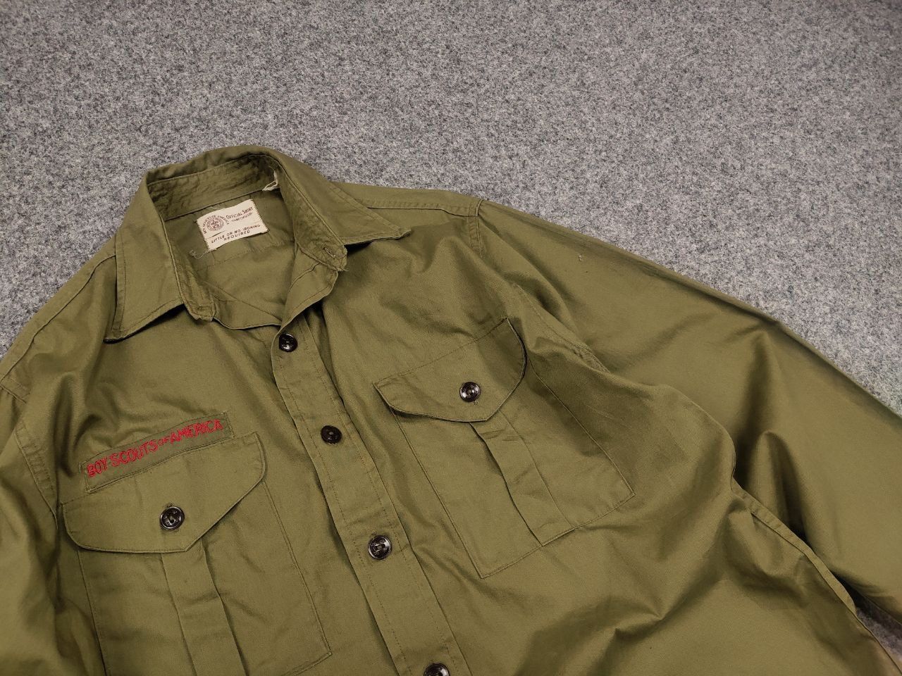 Vintage Vintage 60's Boy scouts of america Sanforized Military Shirt Size US M / EU 48-50 / 2 - 3 Thumbnail