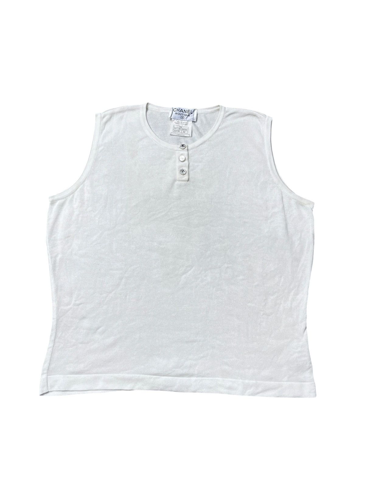 Chanel Chanel button ups Tank top Size US S / EU 44-46 / 1 - 1 Thumbnail