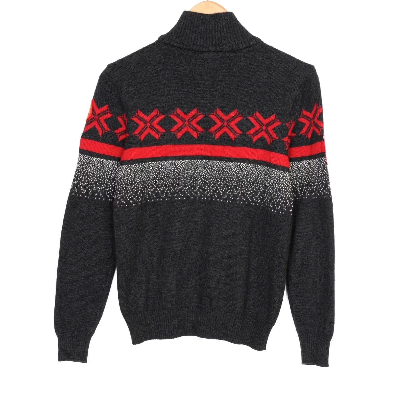 Dale Of Norway DALE OF NORWAY SKIPOOL COCA COLA Zip Neck Wool Jumper Sweater Women Size S Size S / US 4 / IT 40 - 4 Thumbnail