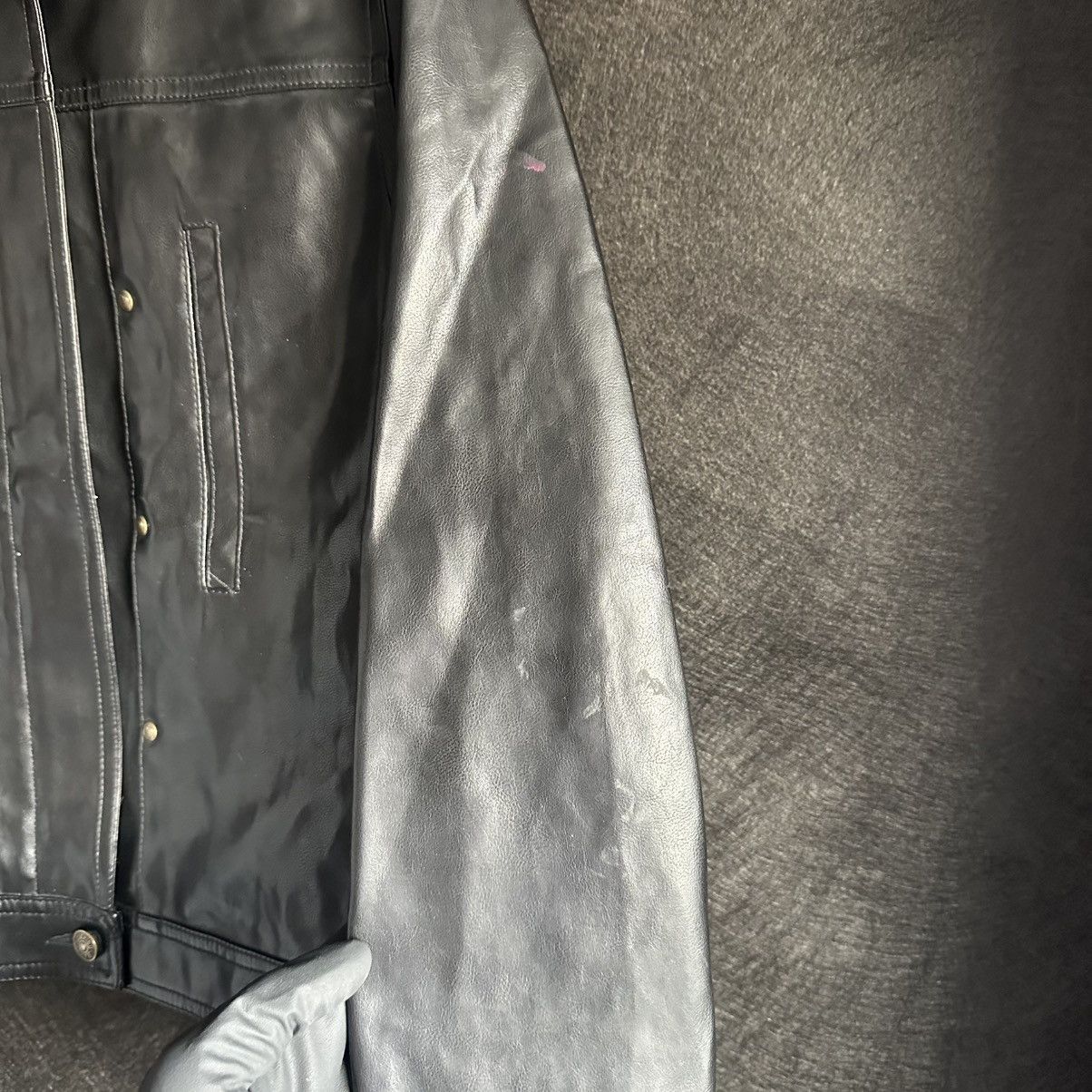 Moschino Moschino Vintage Leather Jacket Made In Italy Size M / US 6-8 / IT 42-44 - 5 Thumbnail
