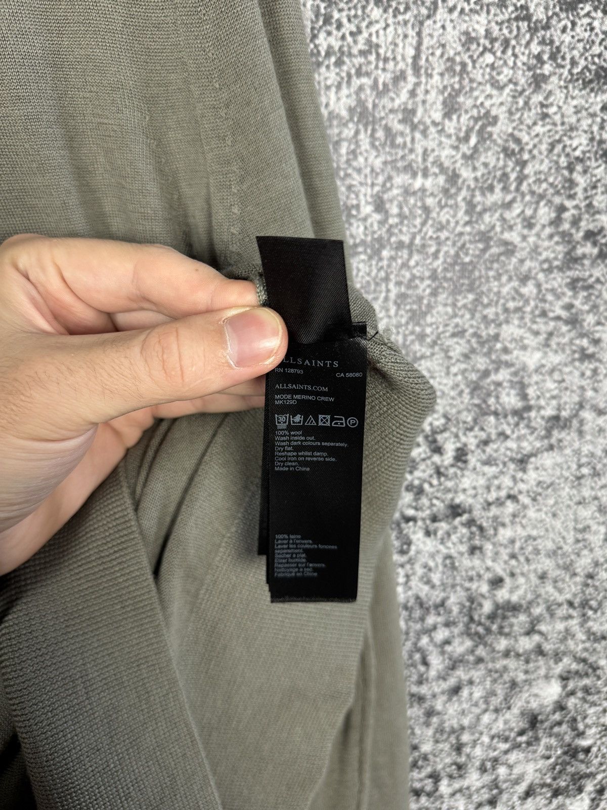 Allsaints Allsaints Mode Merino Crew Sweater Wool Pullover Size S Size US S / EU 44-46 / 1 - 9 Thumbnail
