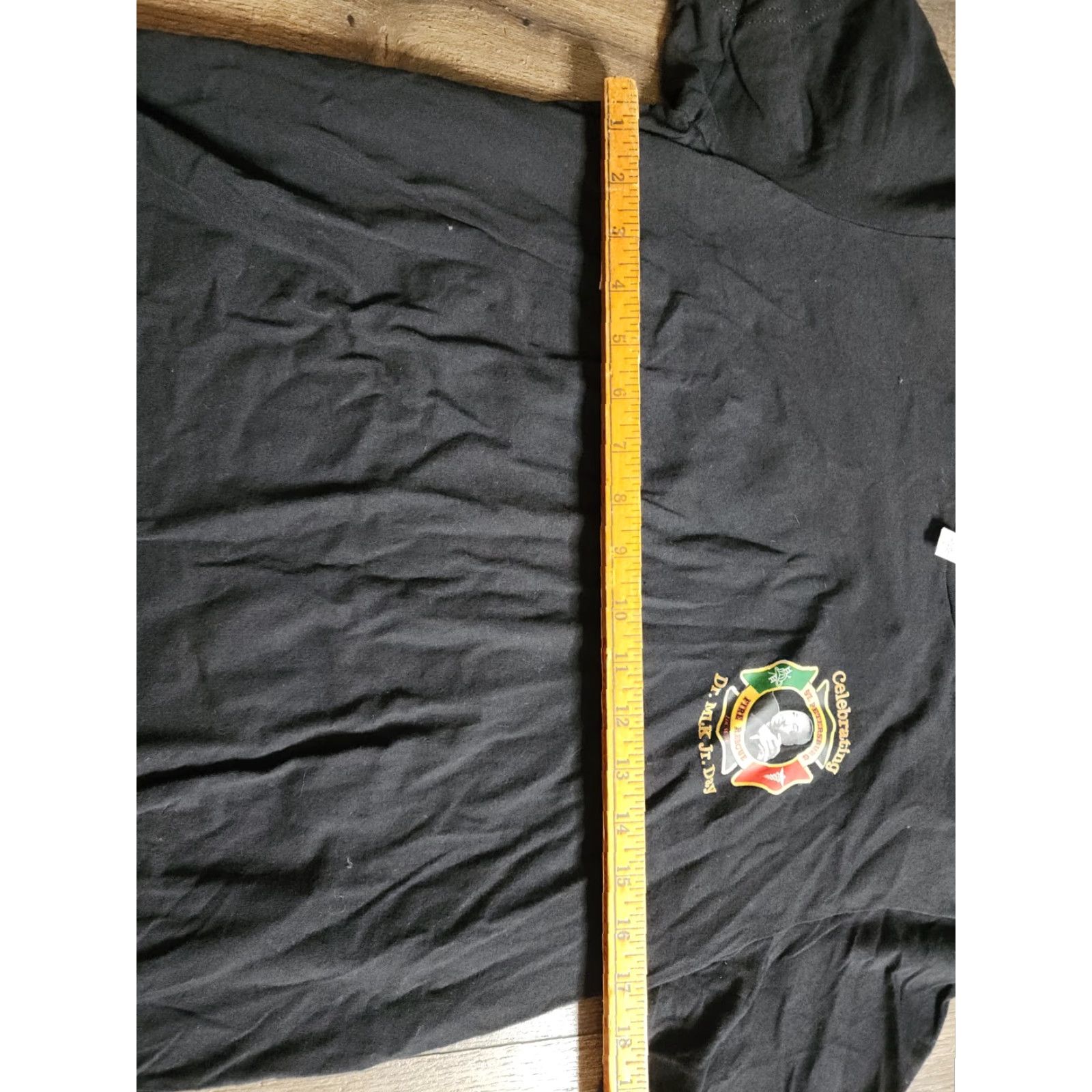 Doublet Canvas Mens L St. Petersburg FL Fire Rescue MLK T Shirt Double Sided Black Cotton Blend Crew Neck Short Sleeve Athletic Regular Size L Mens时? Size US L / EU 52-54 / 3 - 4 Thumbnail