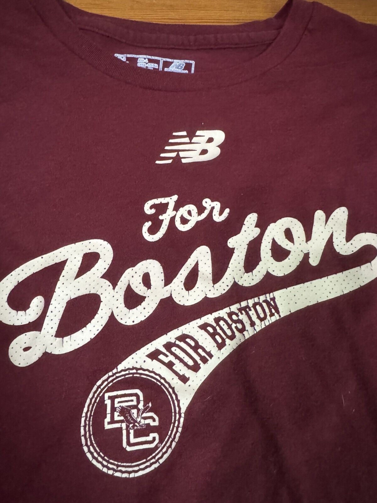 NCAA × New Balance New Balance NB DriFit College Eagles Red Shirt Maroon Medium Size US M / EU 48-50 / 2 - 3 Thumbnail