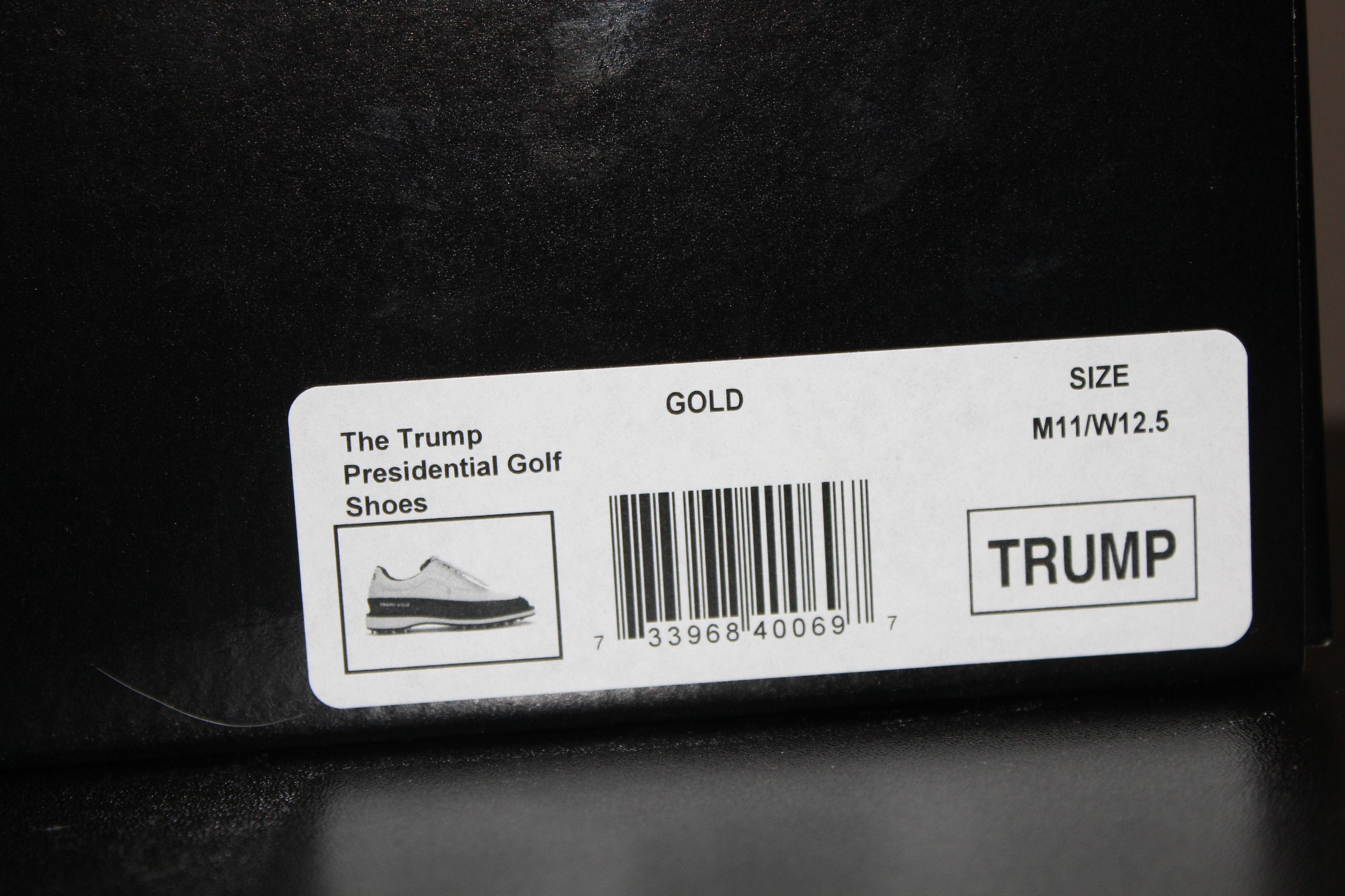 Donald Trump Donald Trump Presidential Gold GOLF Shoes Men Size 11 Size US 11 / EU 44 - 8 Thumbnail
