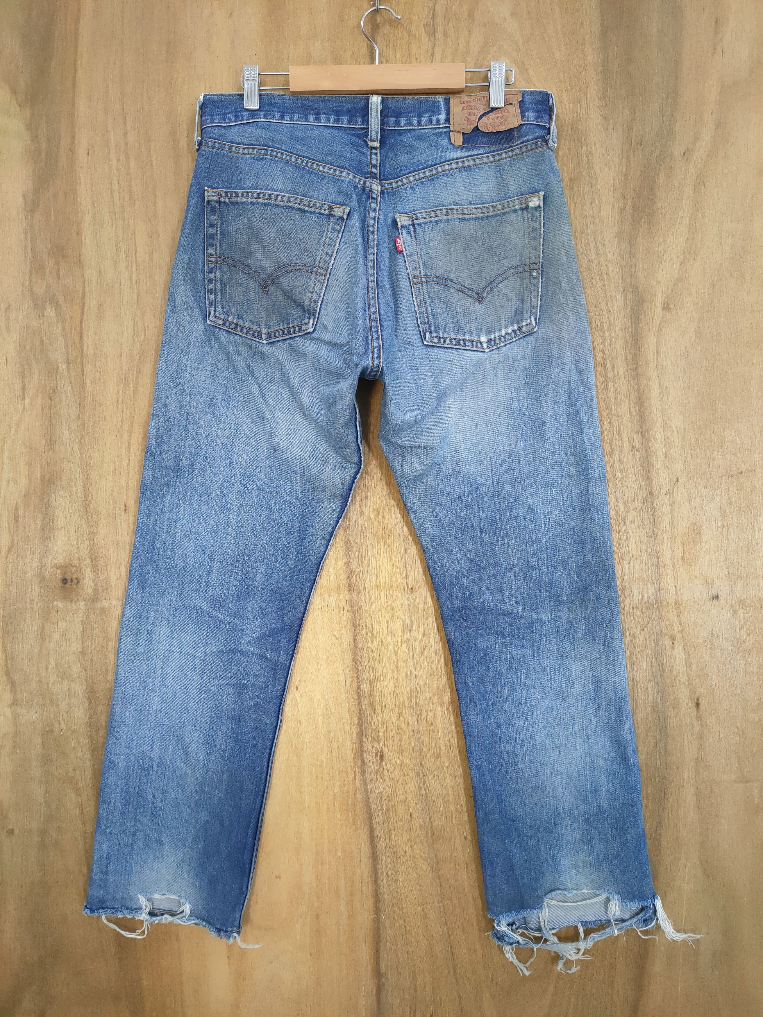 Levi's Vintage Clothing W32 VINTAGE LEVI'S 505 DISTRESSED JEANS PANTS Size US 32 / EU 48 - 8 Thumbnail