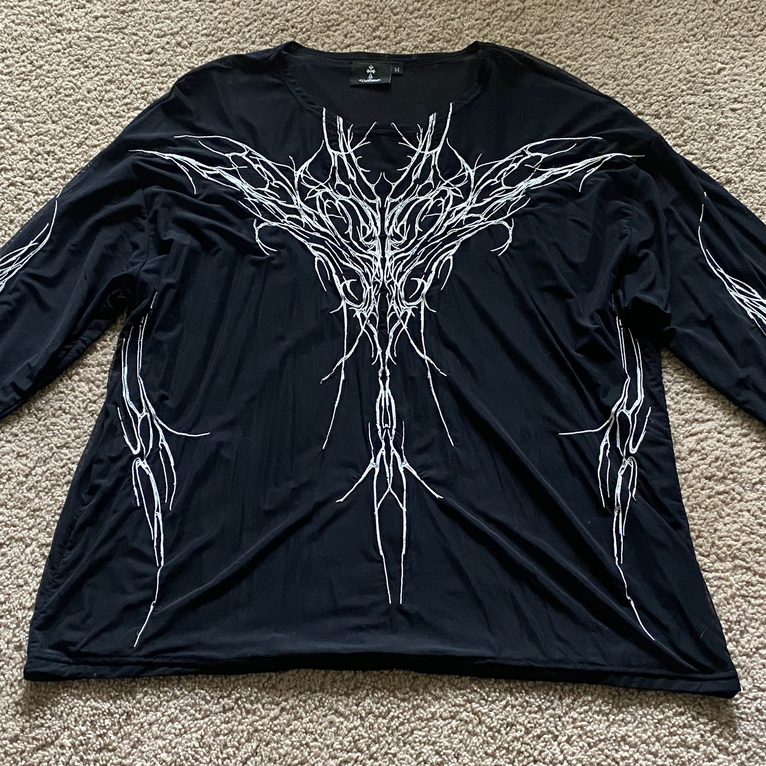 Other Onlycurse - Deadstock venom AOP embroidered mesh longsleeve Size US M / EU 48-50 / 2 - 2 Thumbnail