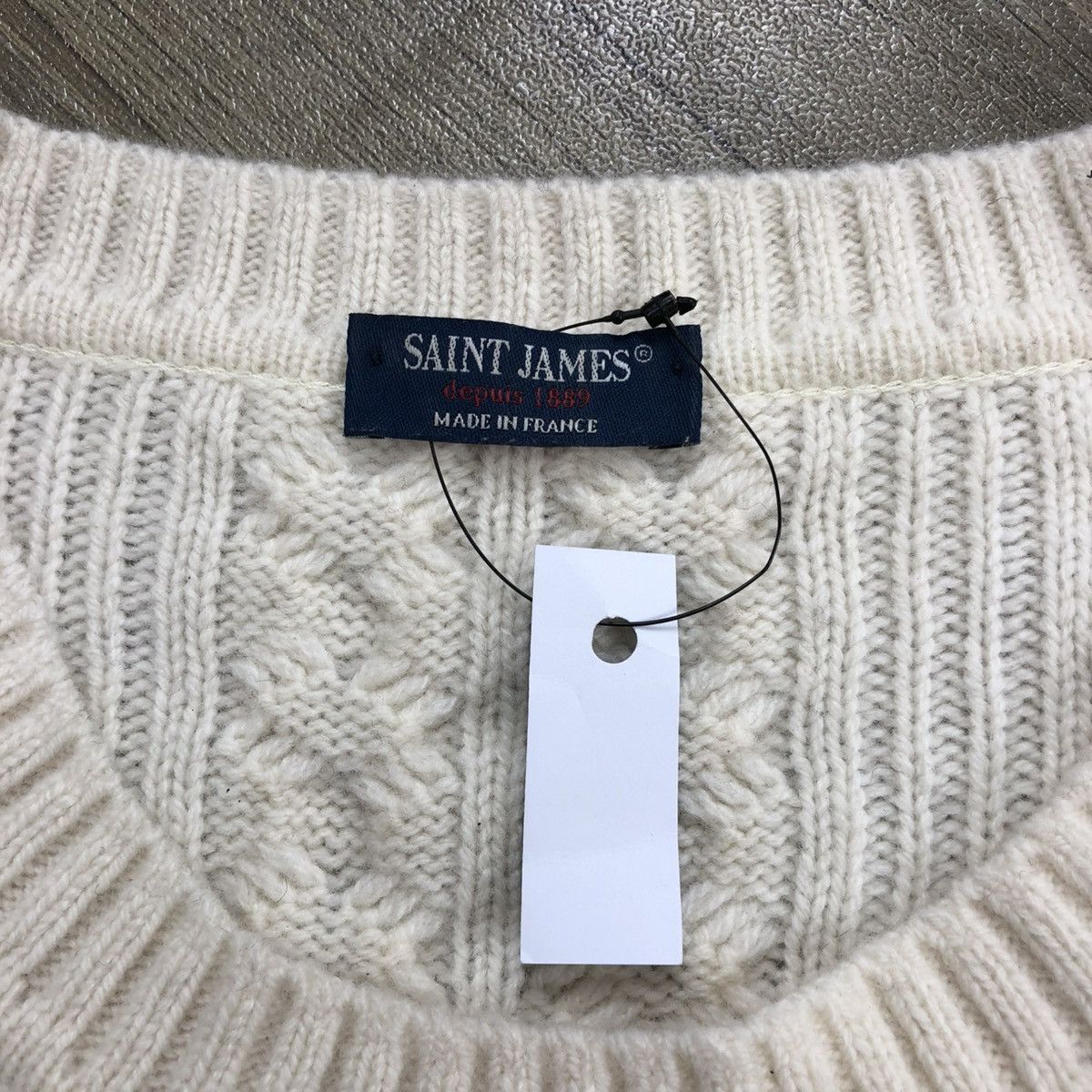 Designer × Saint James Vintage Saint James l"Atelier France Striped Wool Sweater Size US M / EU 48-50 / 2 - 8 Thumbnail