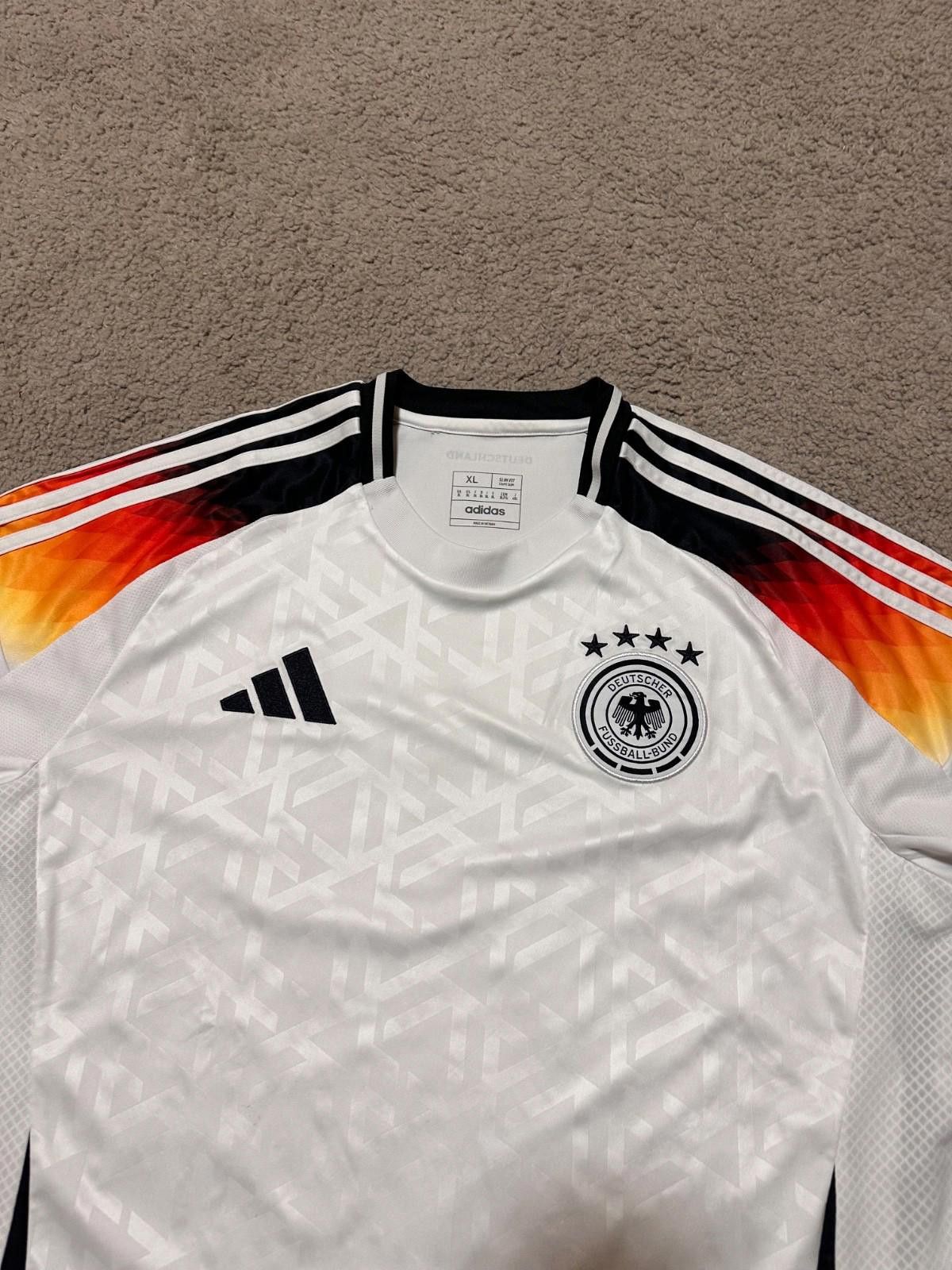 Adidas Germany 2024 Adidas Home Football Shirt Soccer Jersey XL Size US XL / EU 56 / 4 - 3 Thumbnail