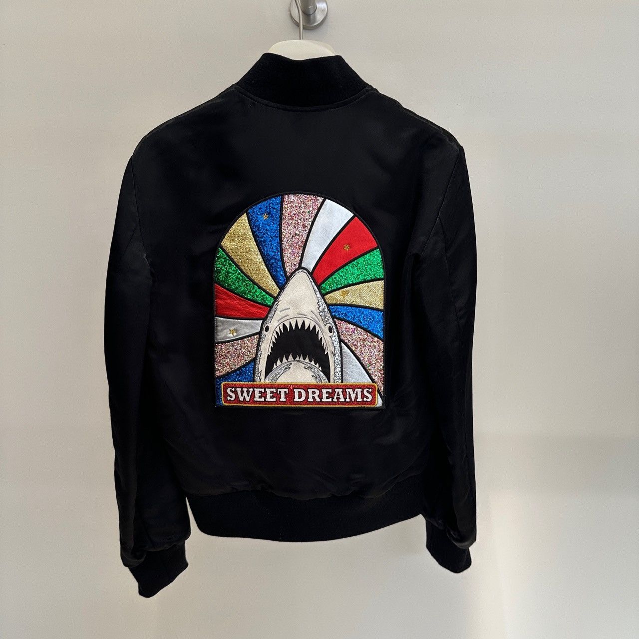 Saint Laurent Paris Saint Laurent Black Shark Long Sleeve Jacket Size XXS / US 00 / IT 34 - 2 Thumbnail