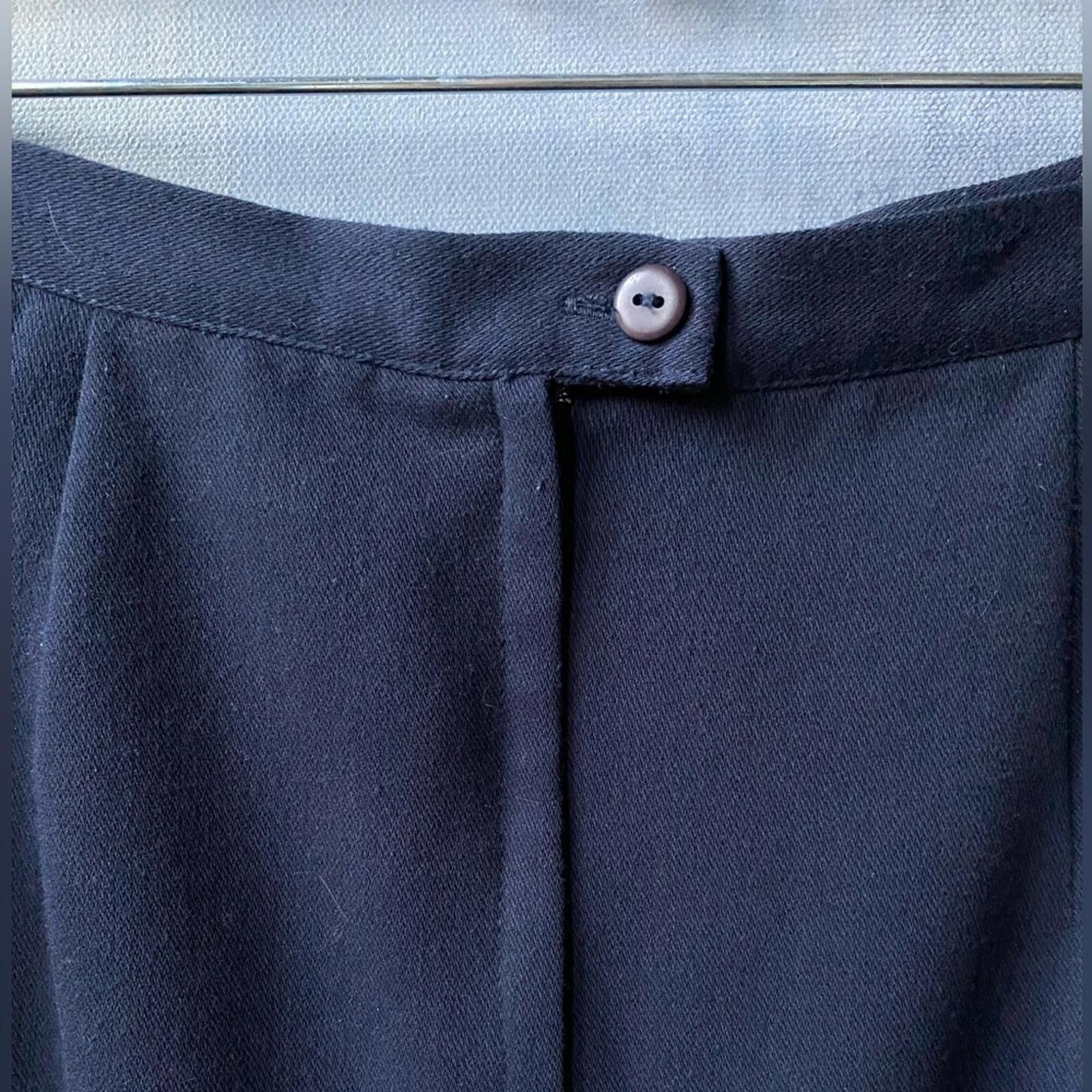 Other Vintage Paul Harris Navy Pencil Skirt Size 6 Small Classic Size 28" / US 6 / IT 42 - 6 Thumbnail