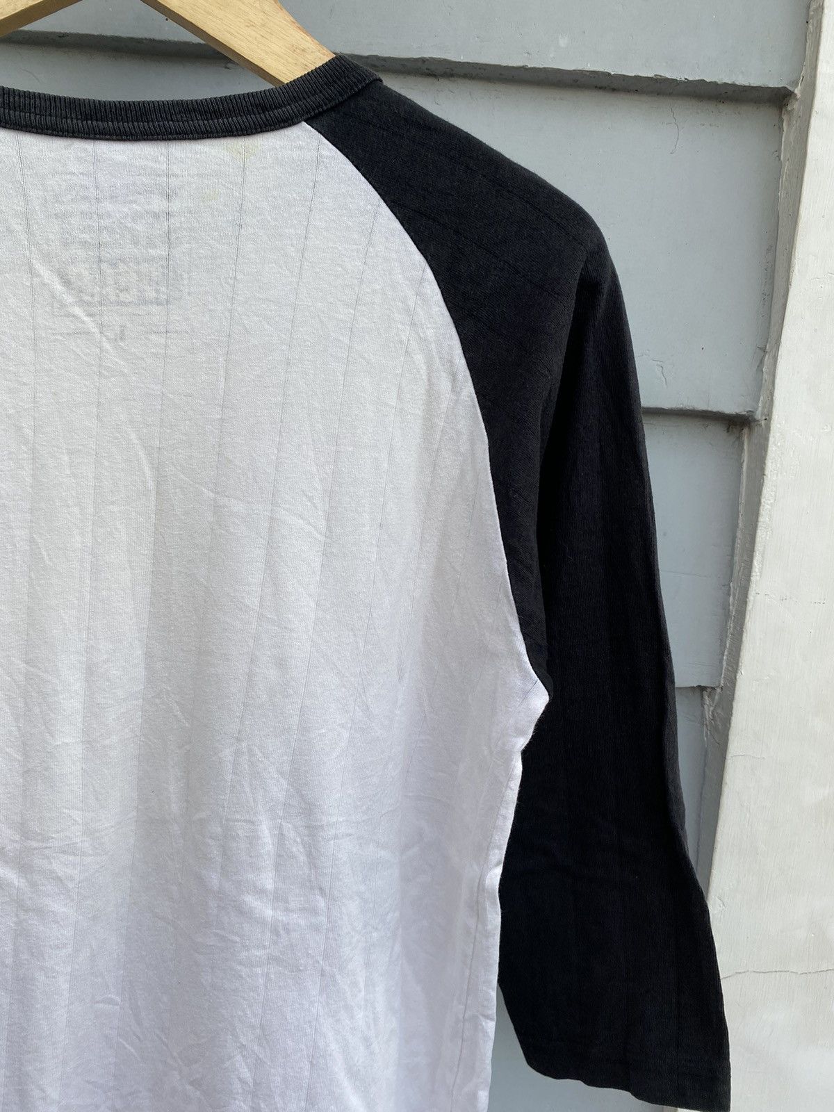 Japanese Brand Vision Street Wear Skull Label & Eagle Poem Graphic Raglan Size US L / EU 52-54 / 3 - 13 Thumbnail
