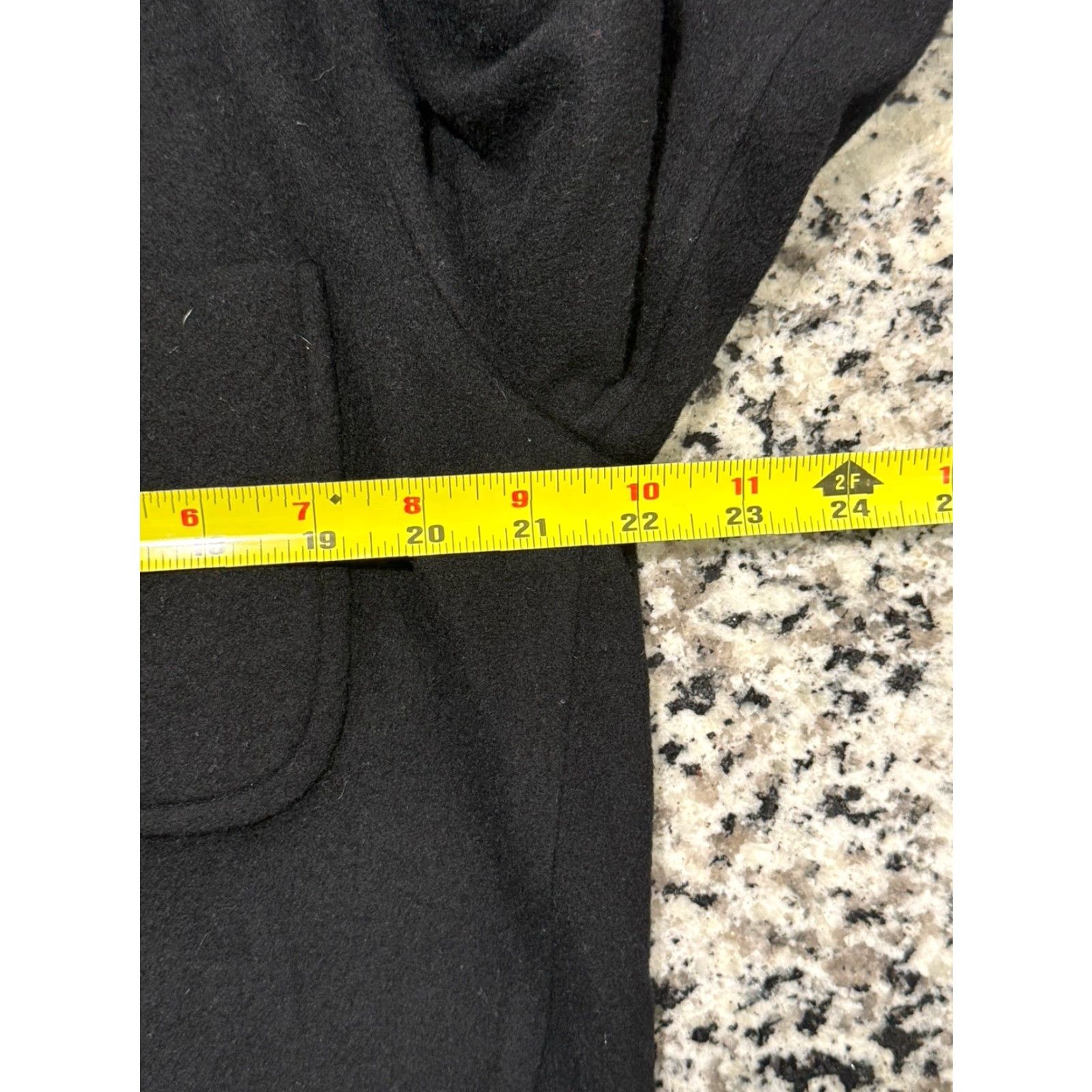 J.Crew J.CREW Blazer Women’s Adult M Black Cashmere Blend Oversized 2-Button Retro Winter Fall Spring Womens Size M / US 6-8 / IT 42-44 - 4 Thumbnail