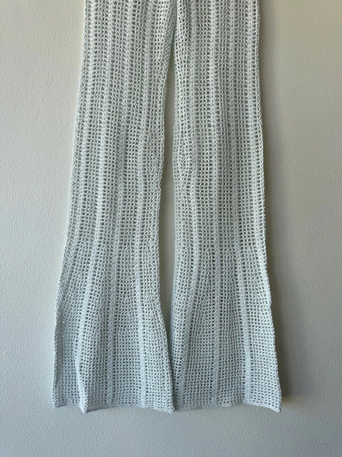 Dion Lee New dion lee knit pinnacle crochet pant blue small 8 40 s Size 28" / US 6 / IT 42 - 4 Thumbnail