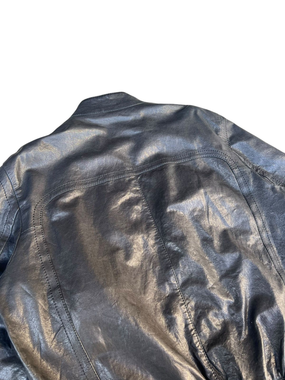 Hugo Boss Hugo Boss Italian Lamb Napa Leather Racer Jacket Size US M / EU 48-50 / 2 - 21 Thumbnail