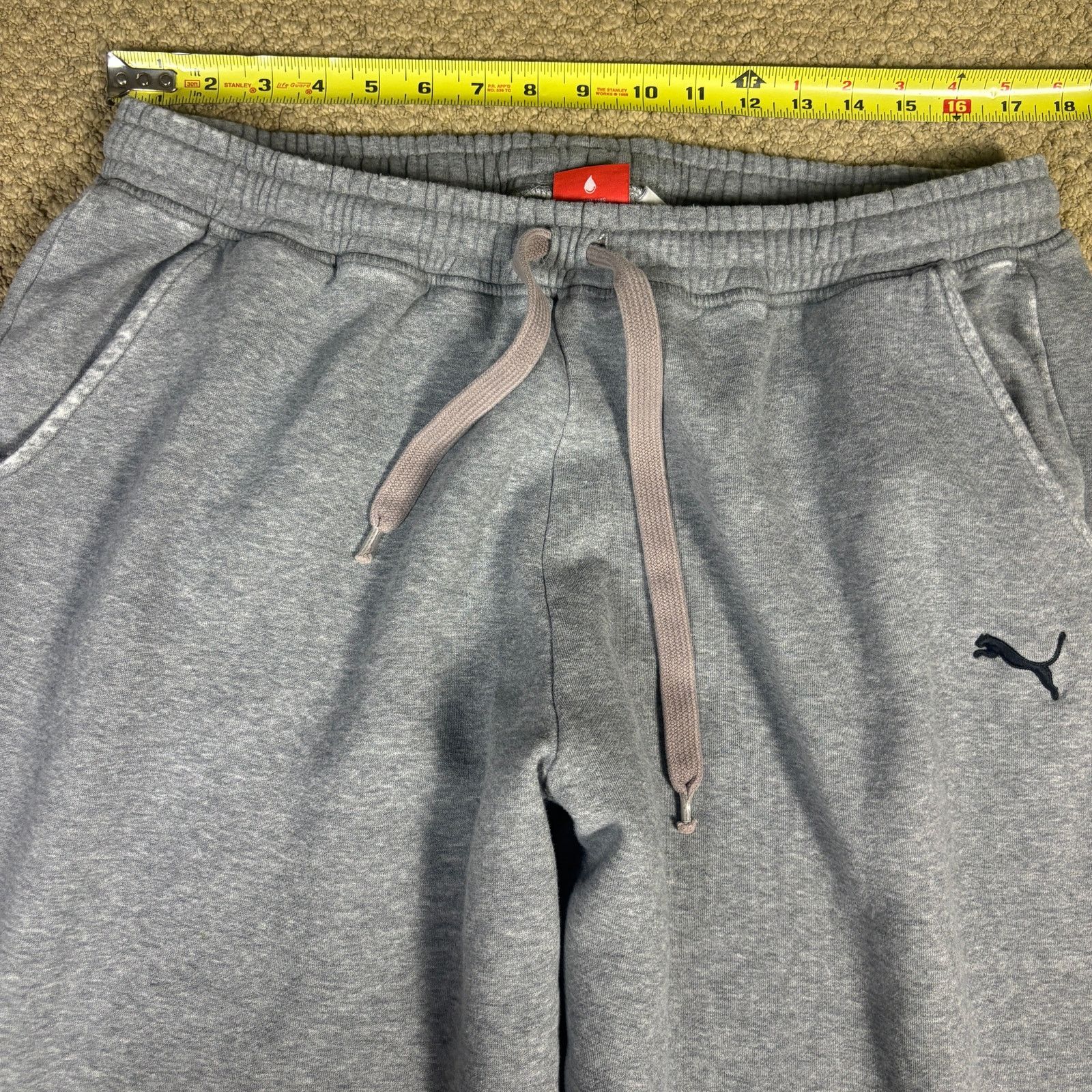 Puma vintage y2k 2000s PUMA baggy wide leg gray sweatpants XL Size US 36 / EU 52 - 6 Thumbnail