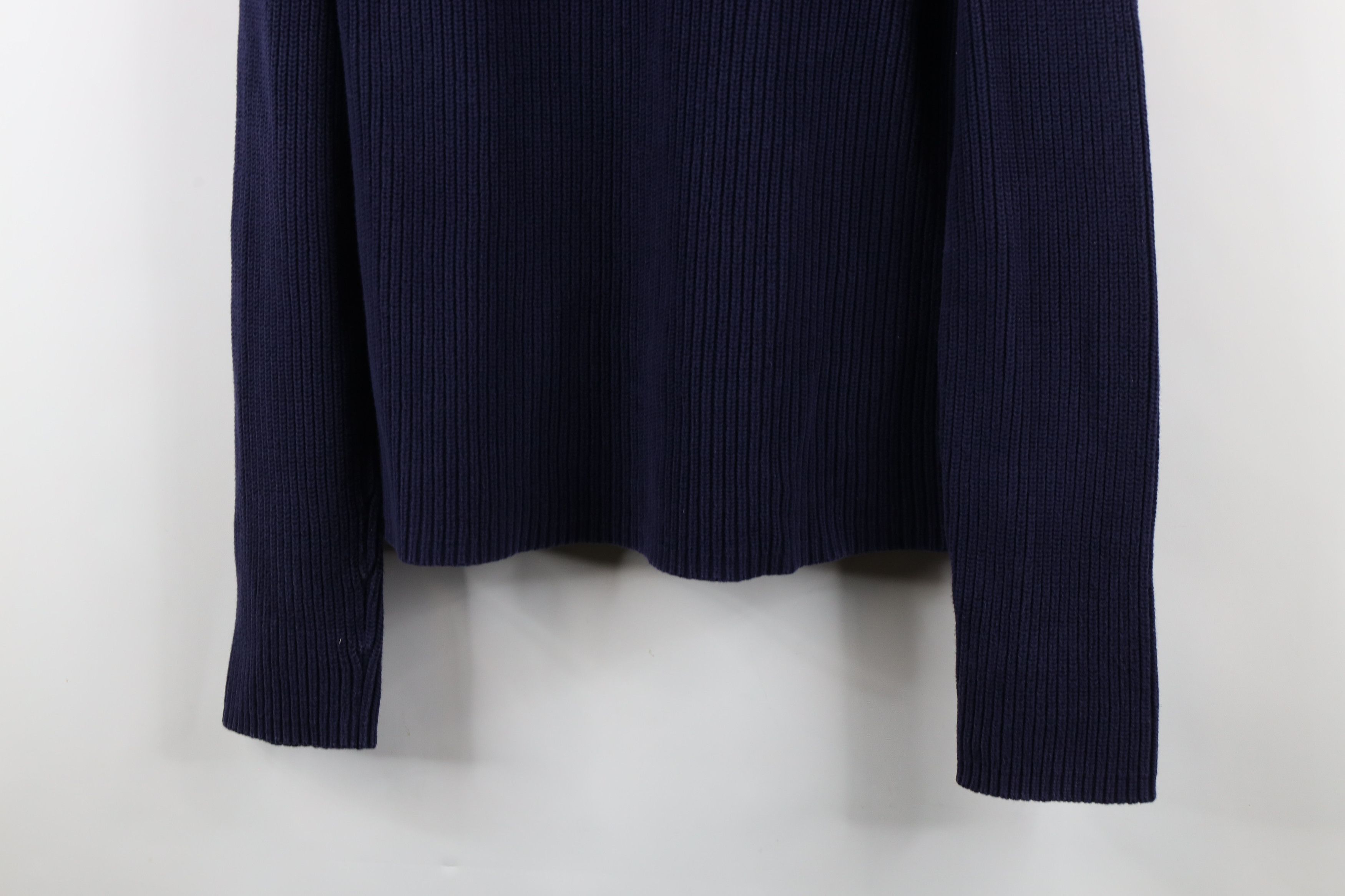 Ralph Lauren × Vintage Vintage 90s Ralph Lauren Asymmetrical Ribbed Knit Sweater Size XL / US 12-14 / IT 48-50 - 12 Thumbnail