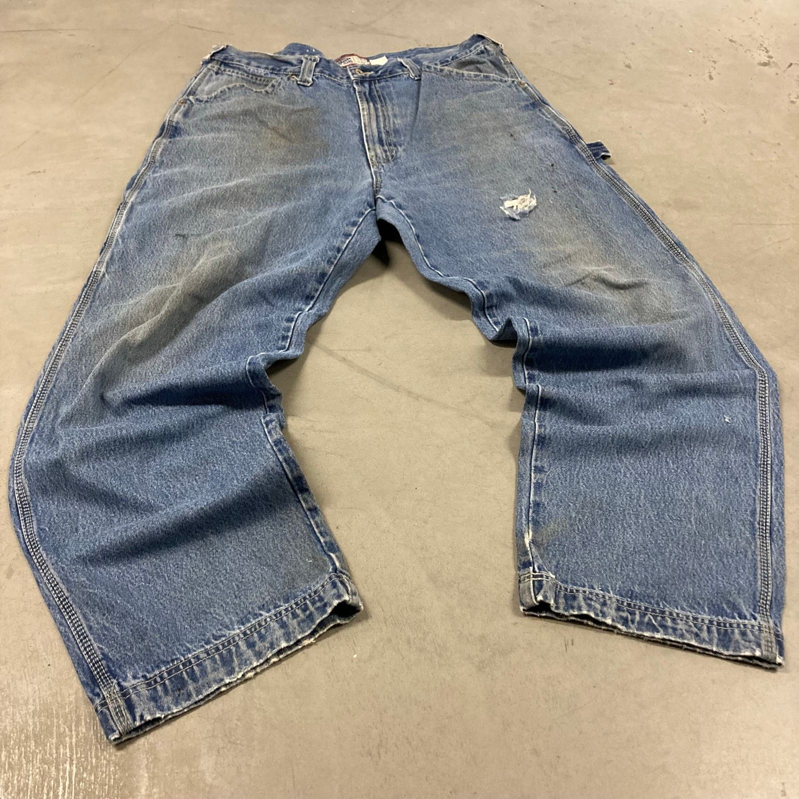 Old Navy × Vintage vintage y2k old navy carpenter cargo jeans 36x32 Size US 36 / EU 52 - 1 Thumbnail