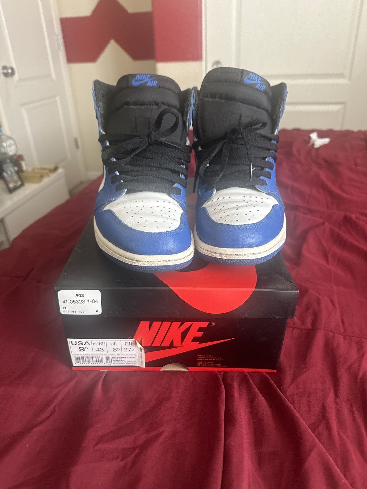 Jordan Brand Jordan 1 Game Royal Size US 9.5 / EU 42-43 - 3 Thumbnail