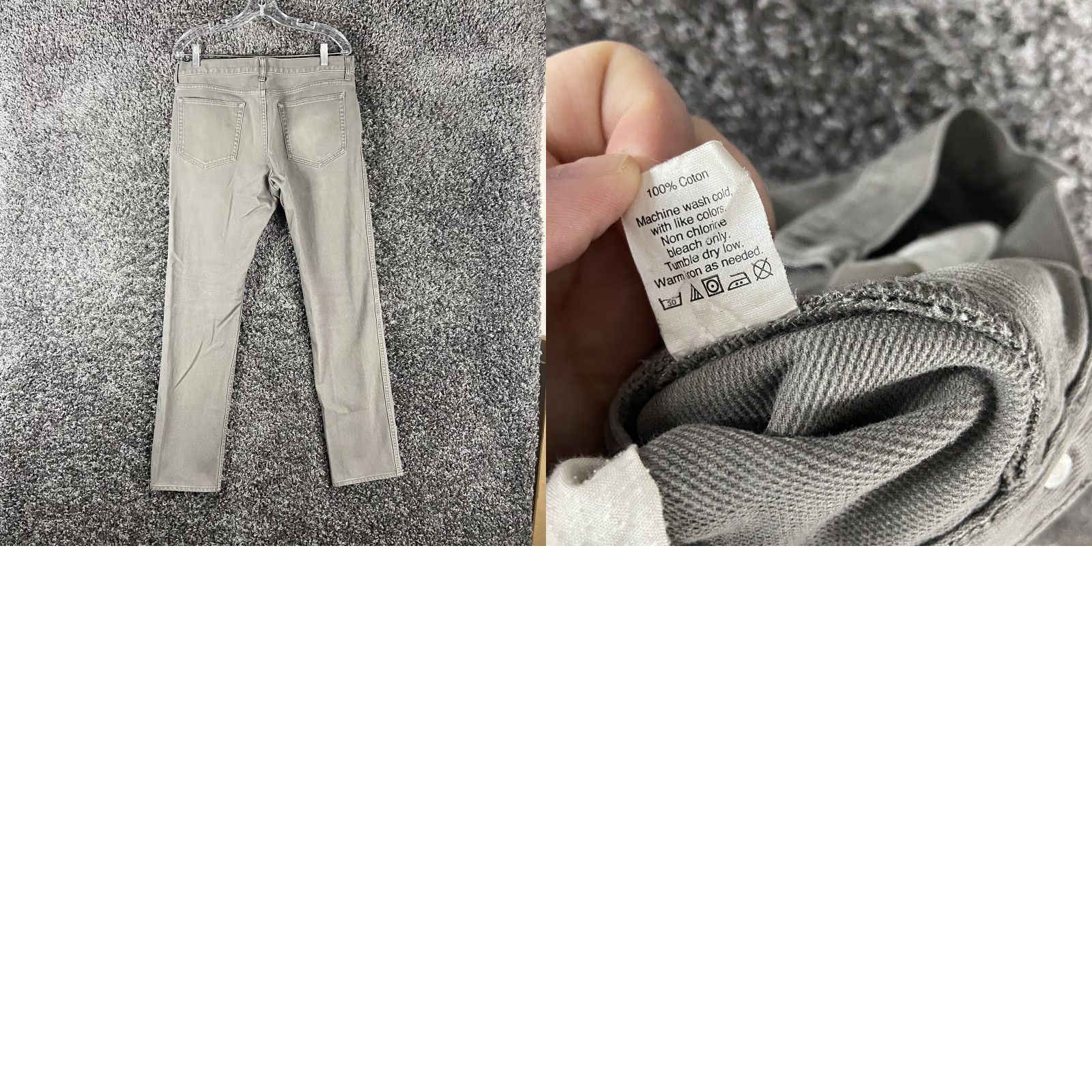 J.Crew J.CREW Sutton Chino Pants Gray Men’s 33x31 Size US 33 - 8 Thumbnail