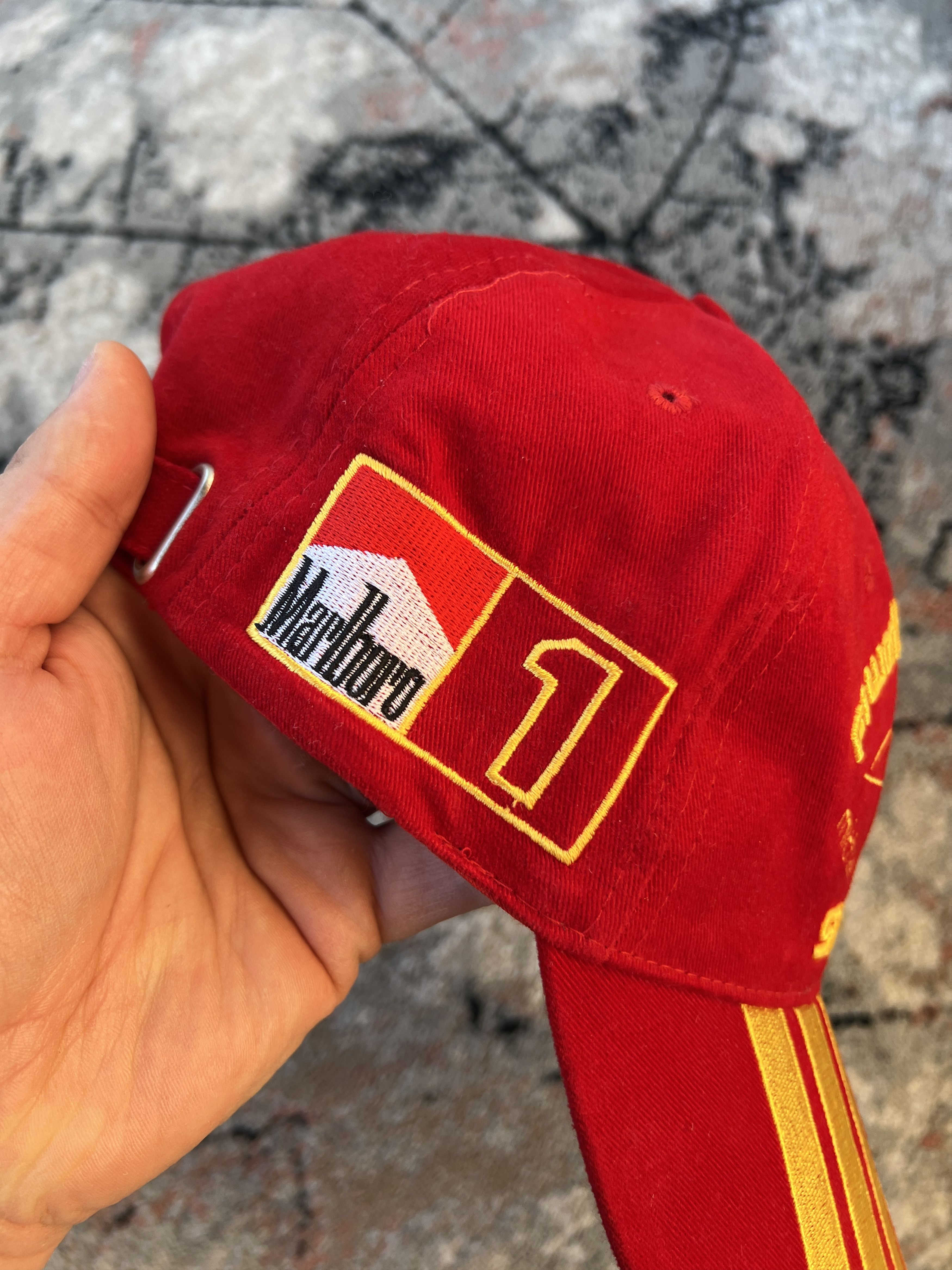 Formula 1 Michael Schumacher F1 Marlboro Vintage Cap Size ONE SIZE - 7 Thumbnail