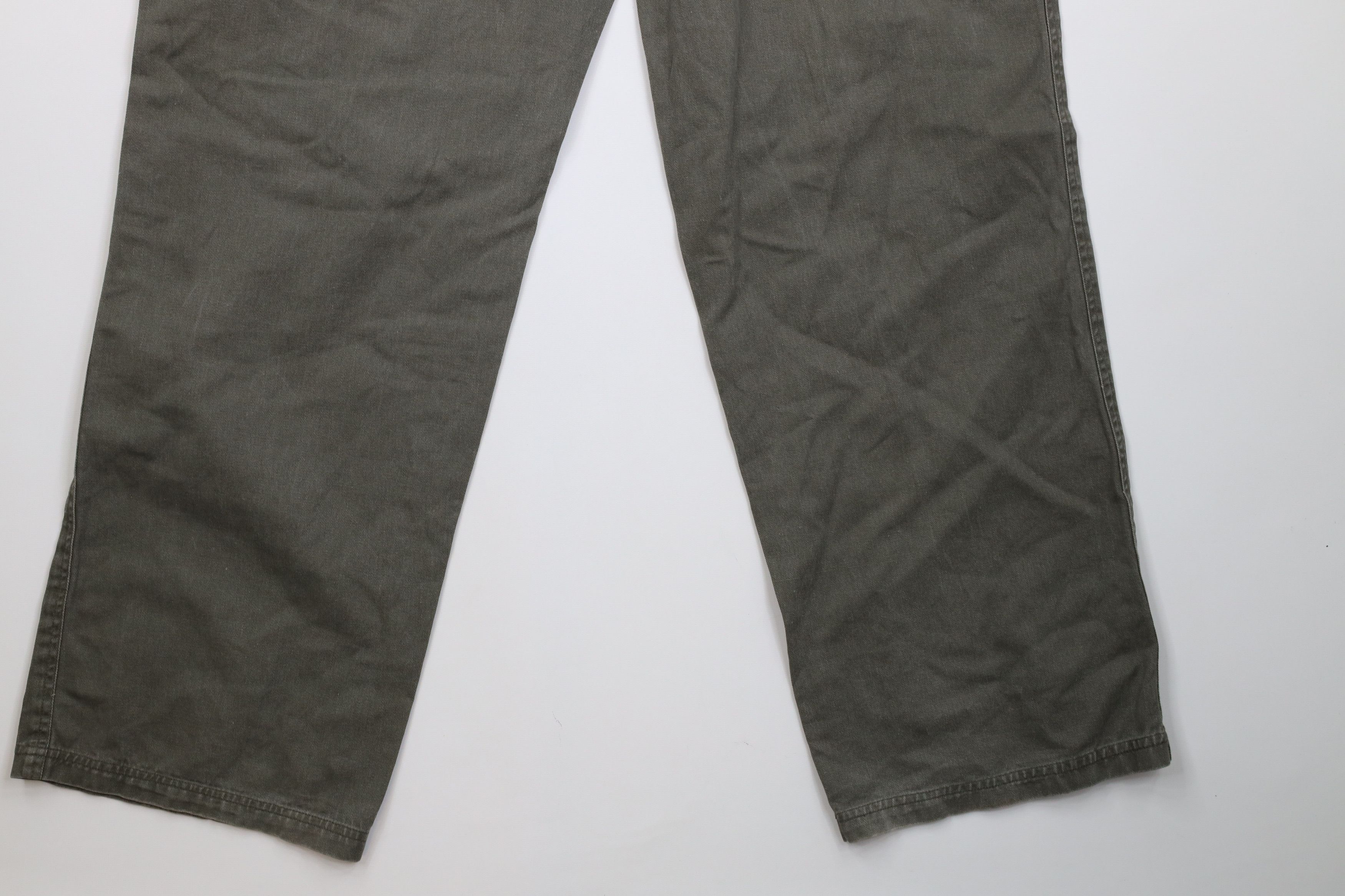 Vintage Vintage 90s Y2K Streetwear Wide Leg Skateboard Pants Green Size US 34 / EU 50 - 13 Thumbnail