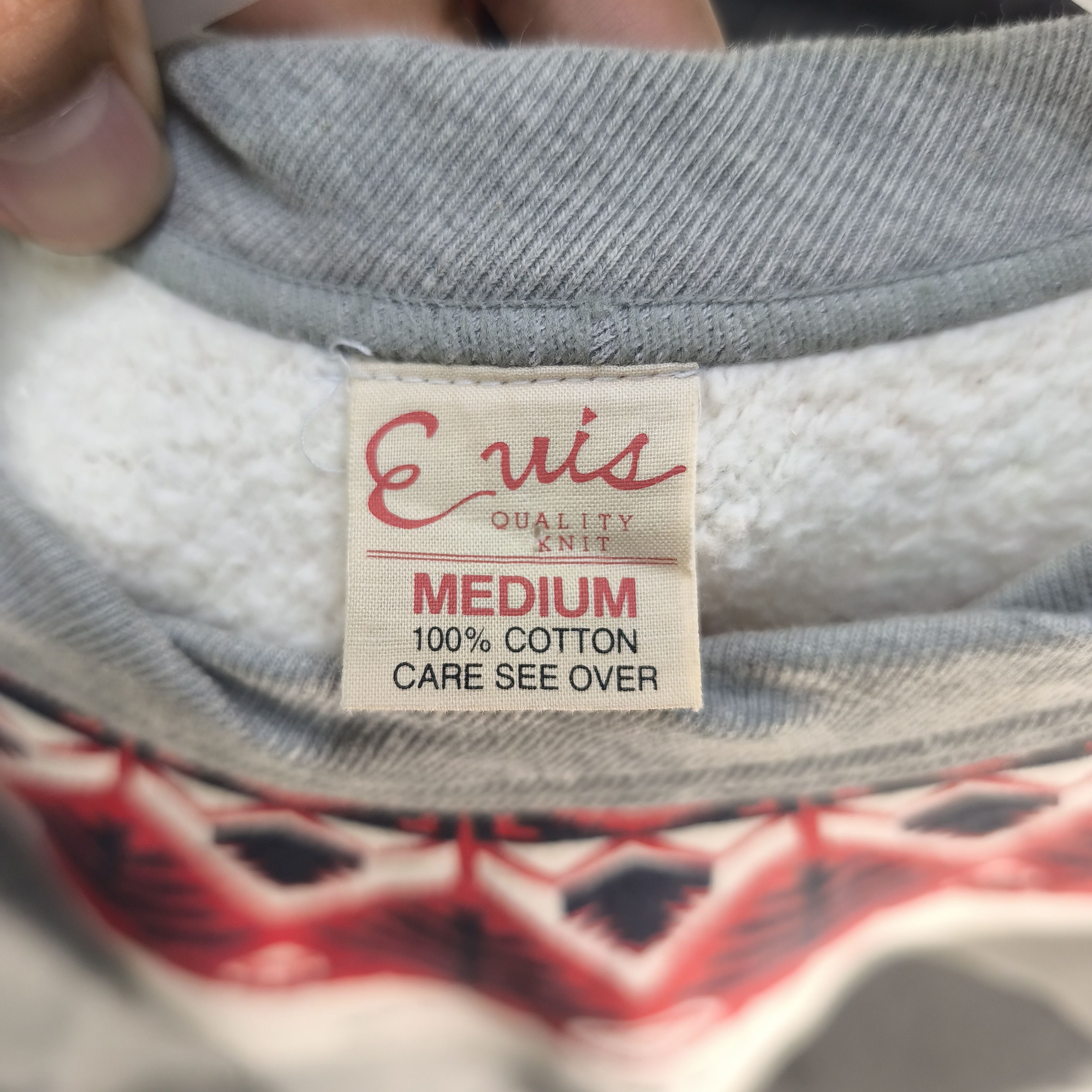 Evisu × Vintage 90's Evis Sweatshirt Size US M / EU 48-50 / 2 - 6 Thumbnail
