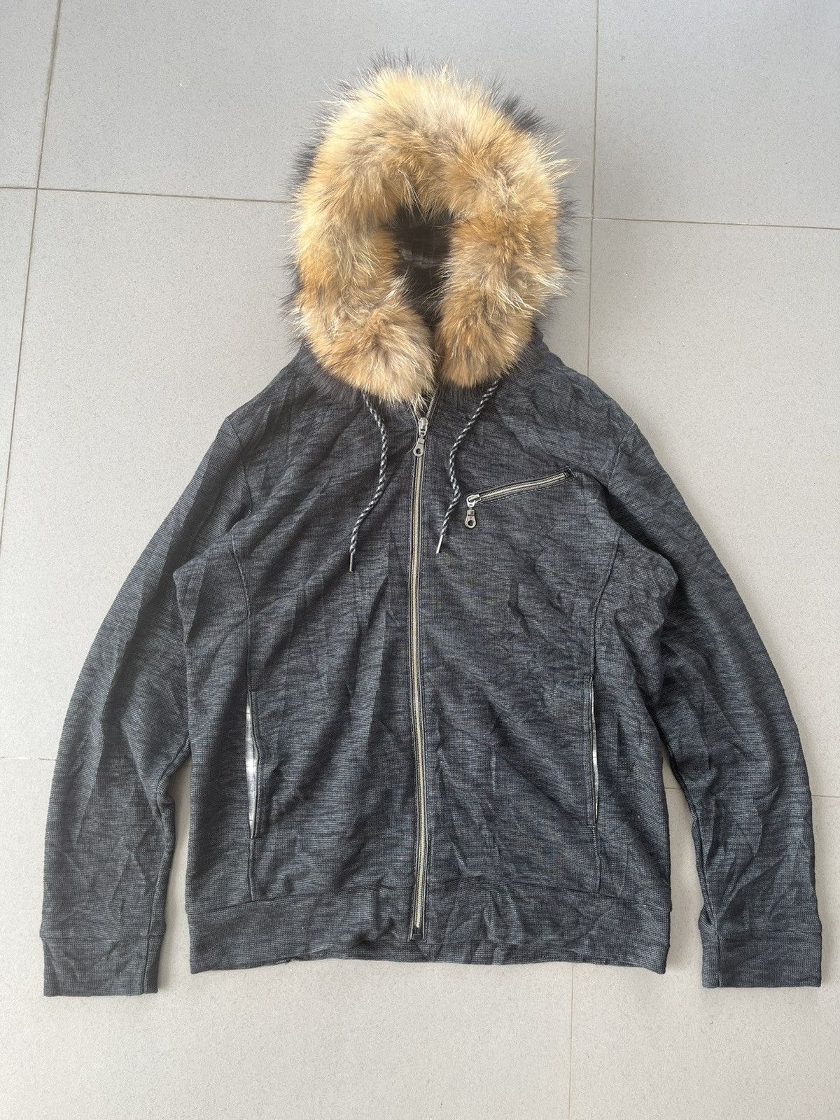 If Six Was Nine Japanese~Plus One Fur Zip Hoodie Seditionaries Gothic Style Size US L / EU 52-54 / 3 - 9 Thumbnail