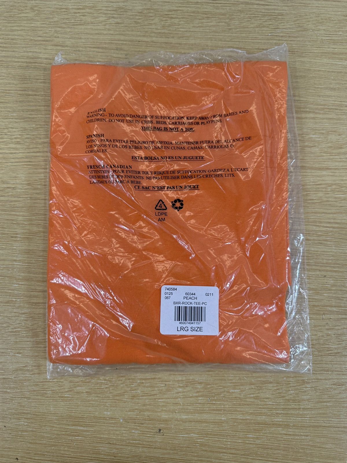 Born X Raised BORN X RAISED ON THE TURF BXR ROCKER TEE ORANGE- Size L Size US L / EU 52-54 / 3 - 5 Thumbnail