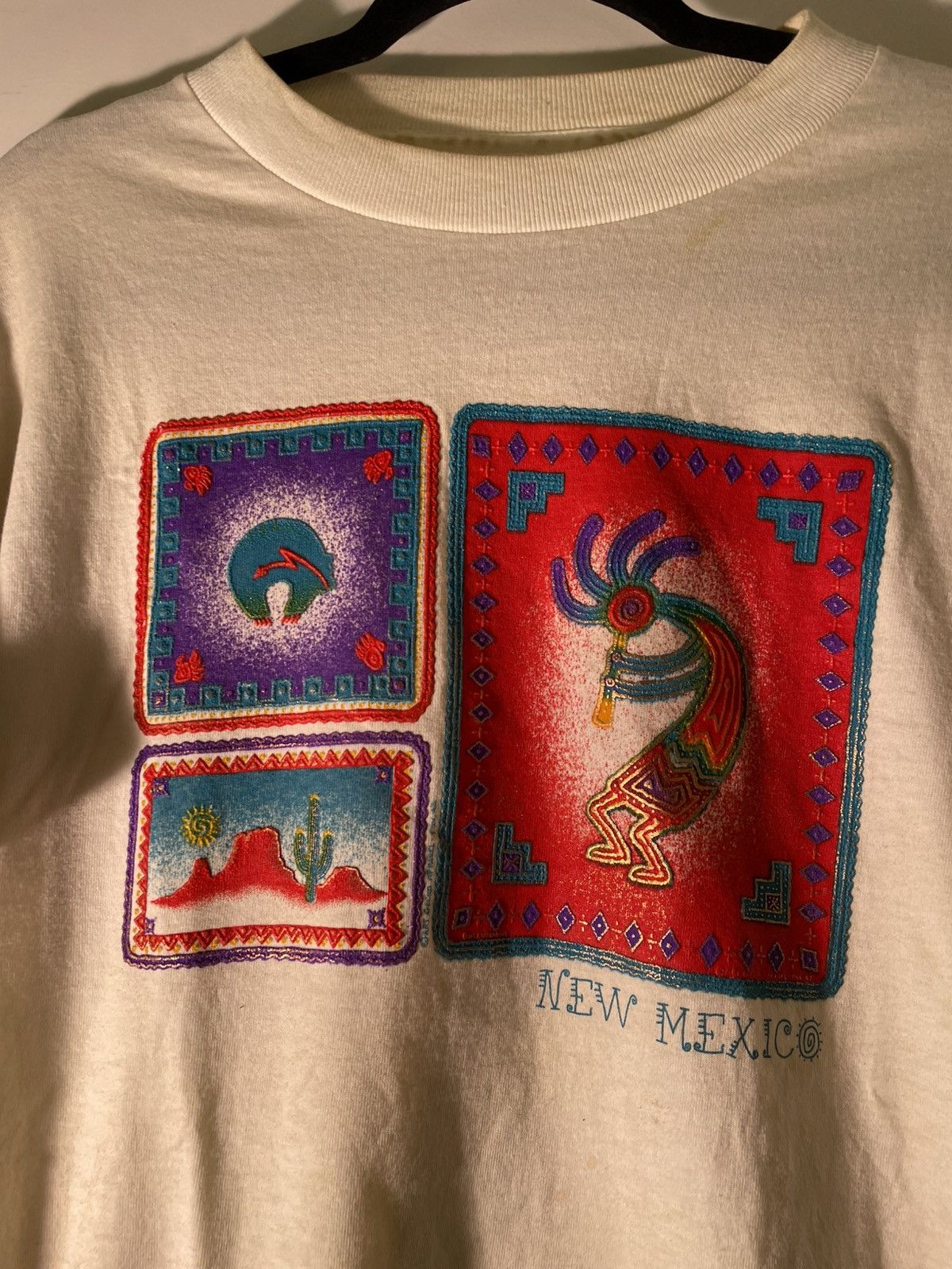 Vintage 90’s VTG Vintage New Mexico Art Mural Cultural Graphic Shirt Size US M / EU 48-50 / 2 - 3 Thumbnail