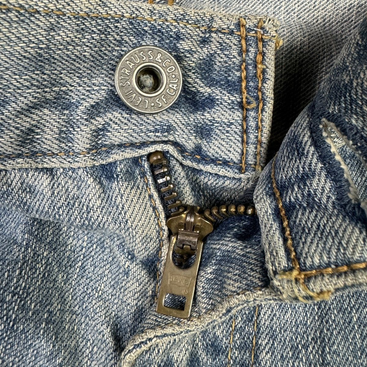 If Six Was Nine × Levi's × Rusty 💥Levis 503 Rusty Sick Mudwash Jean Size US 35 - 7 Thumbnail