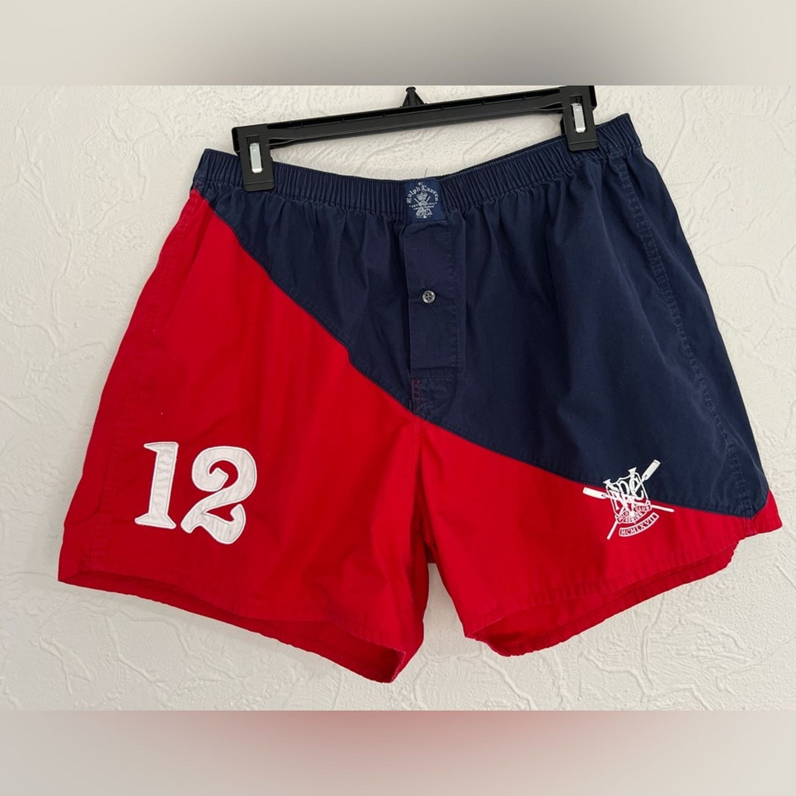 Ralph Lauren Vintage Polo Ralph Lauren Rowing Club Swimwear Trunks Large Size US 30 / EU 46 - 1 Thumbnail