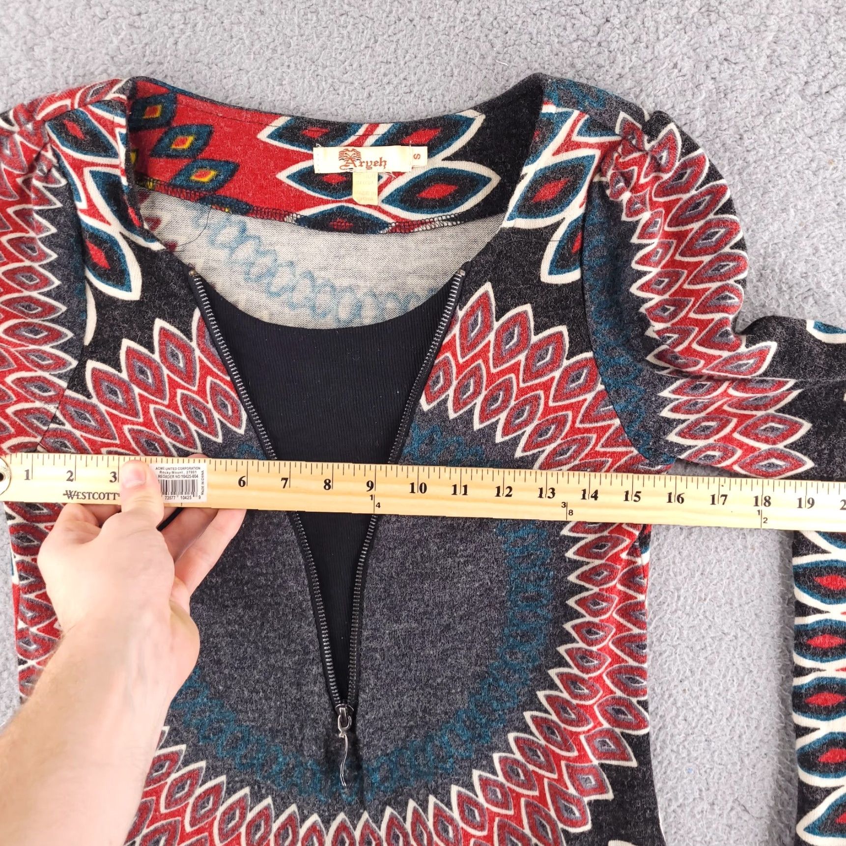 Anthropologie Anthropologie Dress Womens Small Bodycon Acrylic Tribal Micro Mini Size S / US 4 / IT 40 - 5 Thumbnail
