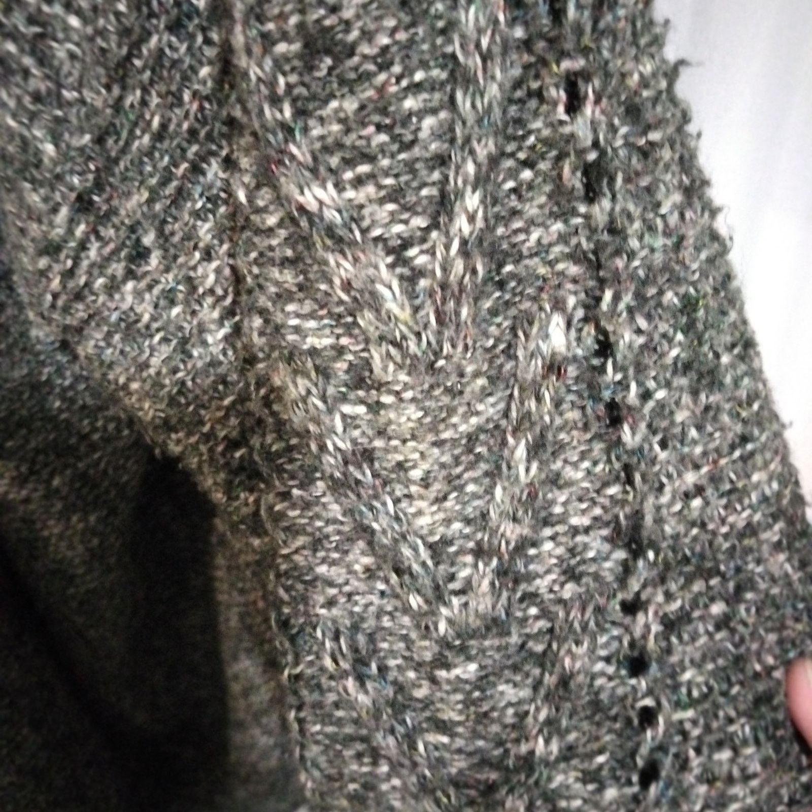 Other City Girl County Girl Grey Black Cardigan1 xl Knit Open Size XL / US 12-14 / IT 48-50 - 4 Thumbnail