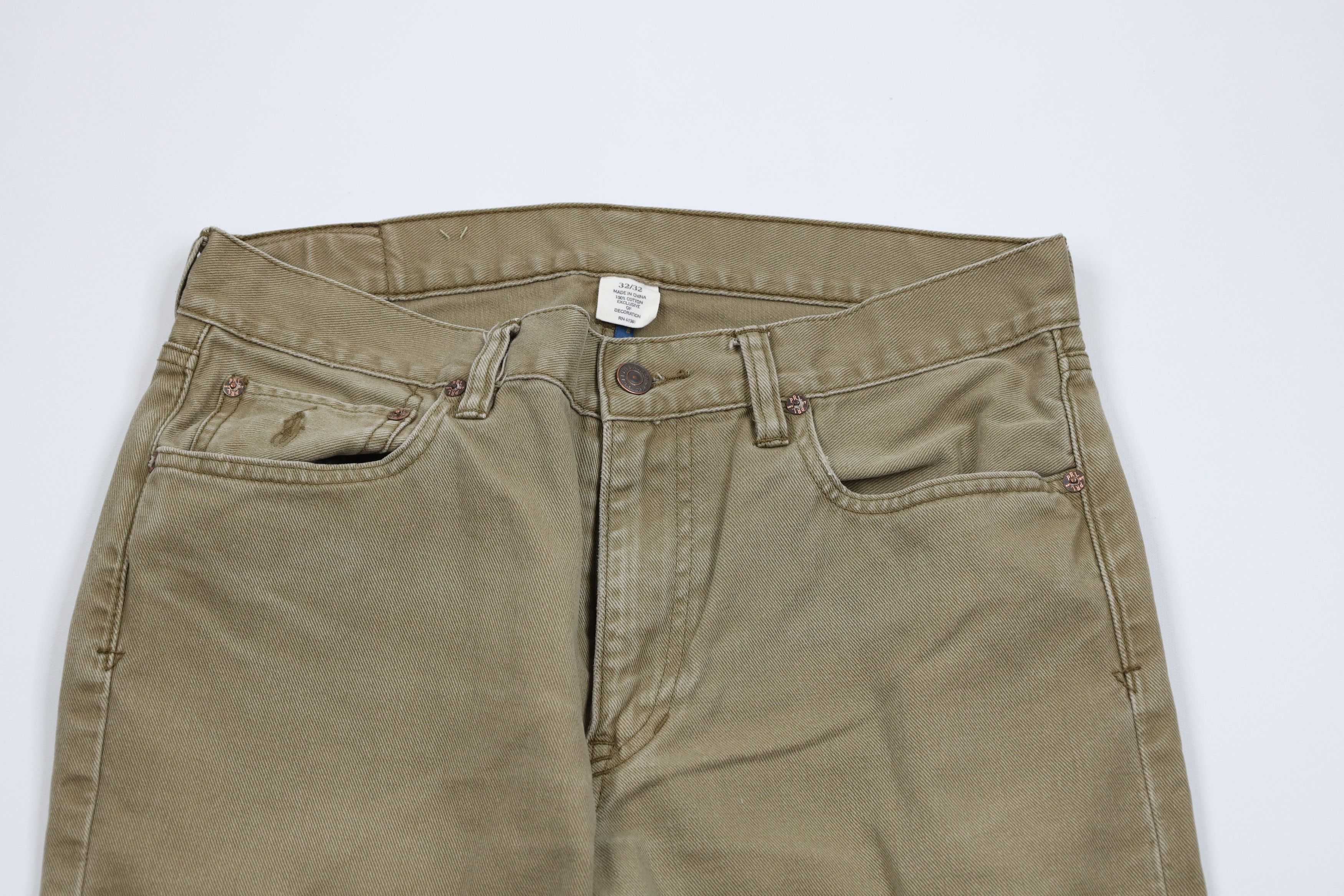 Ralph Lauren × Vintage Vintage Ralph Lauren Classic Fit Denim Jeans Green Cotton Size US 32 / EU 48 - 2 Thumbnail