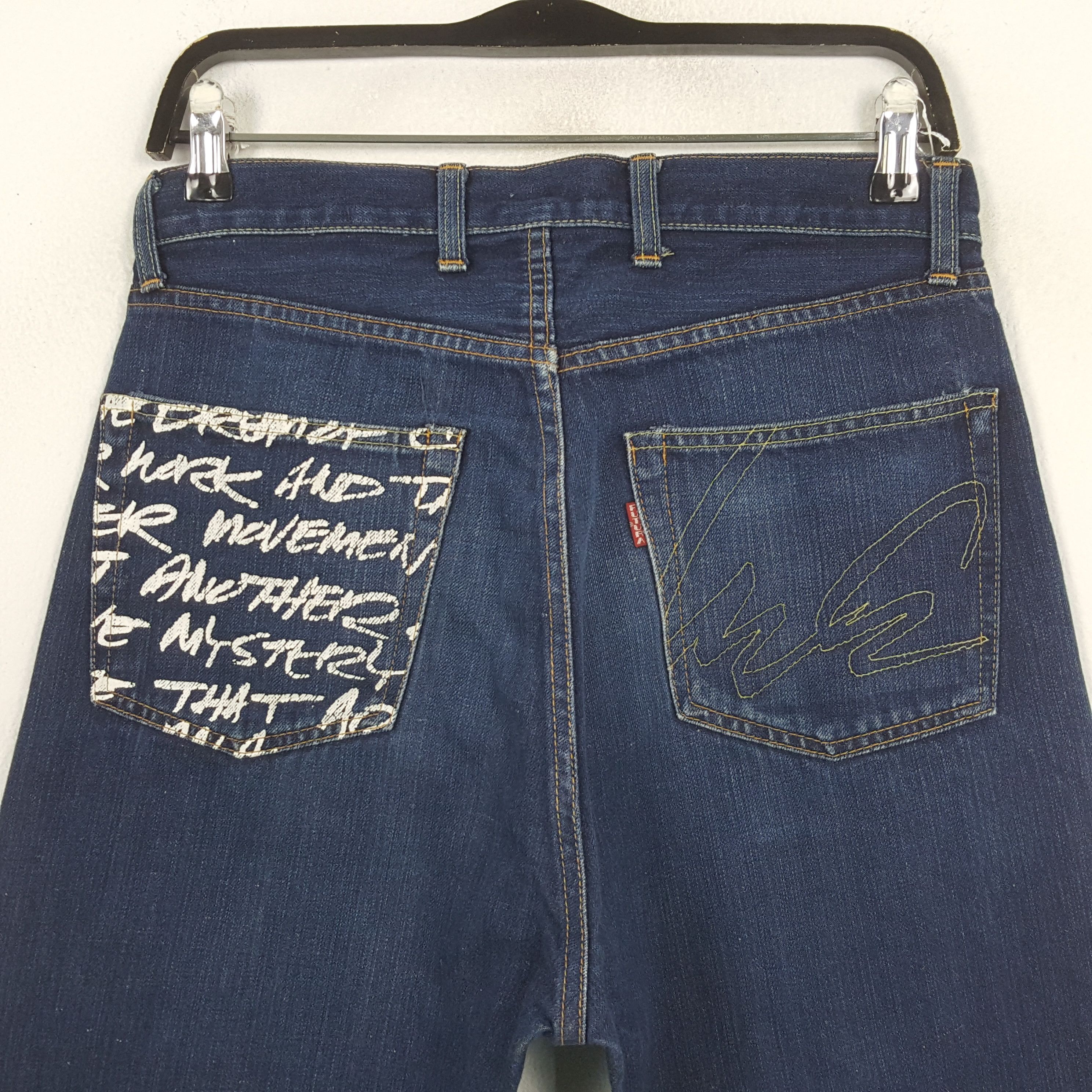 Futura Futura Japanese Brand Fashion Style Jeans RR14 Size US 30 / EU 46 - 2 Thumbnail