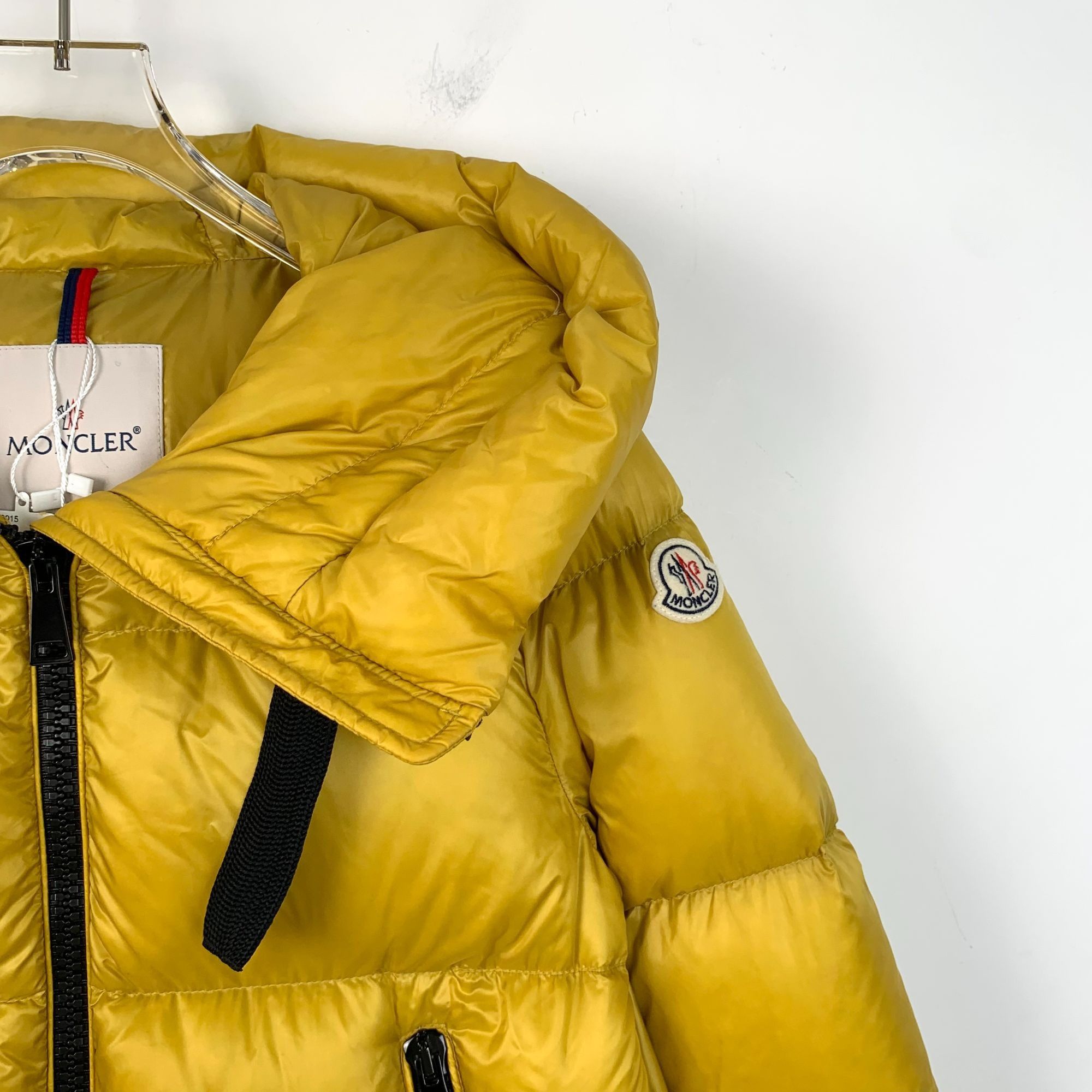 Moncler Moncler Serin Series Yellow Hooded Down Jacket W/ Drawstring Size XS / US 0-2 / IT 36-38 - 7 Thumbnail