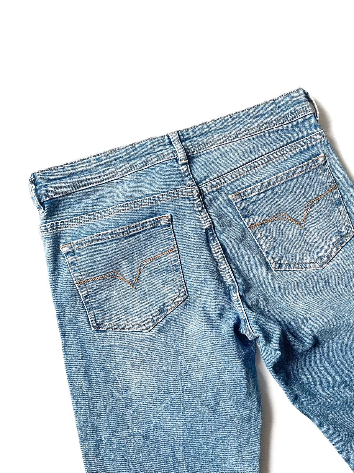 Versace Jeans Couture Versace Blue Women Jeans Mom Fit With Rhinestone Size 30/L Size 28" / US 6 / IT 42 - 8 Thumbnail