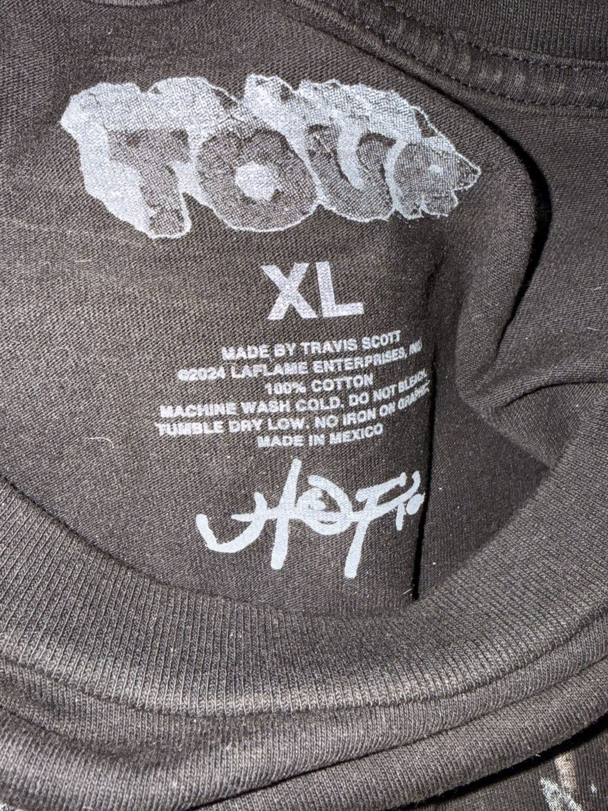 Travis Scott Travis Scott Metlife Stadium Utopia “U” T-shirt Size US XL / EU 56 / 4 - 3 Thumbnail
