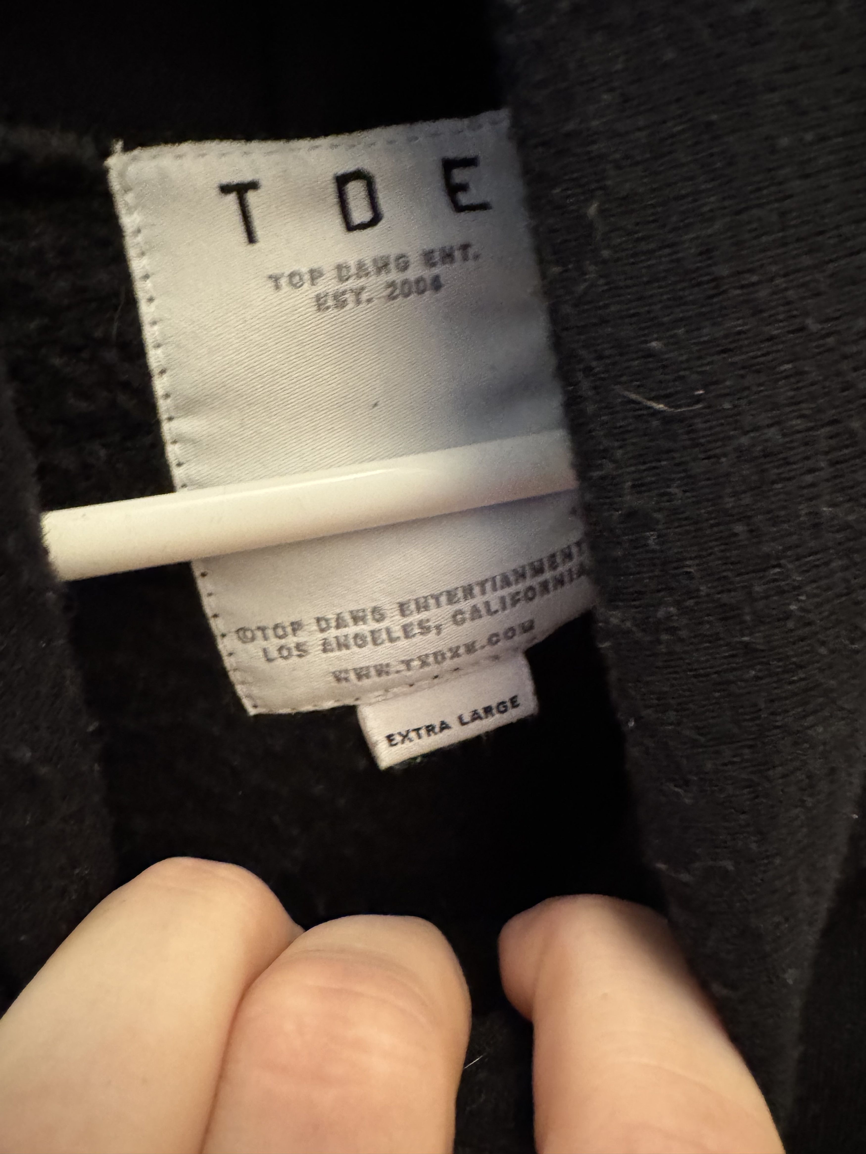 Top Dawg Entertainment Black TDE Label Merch Los Angeles Size XL Size US XL / EU 56 / 4 - 3 Thumbnail